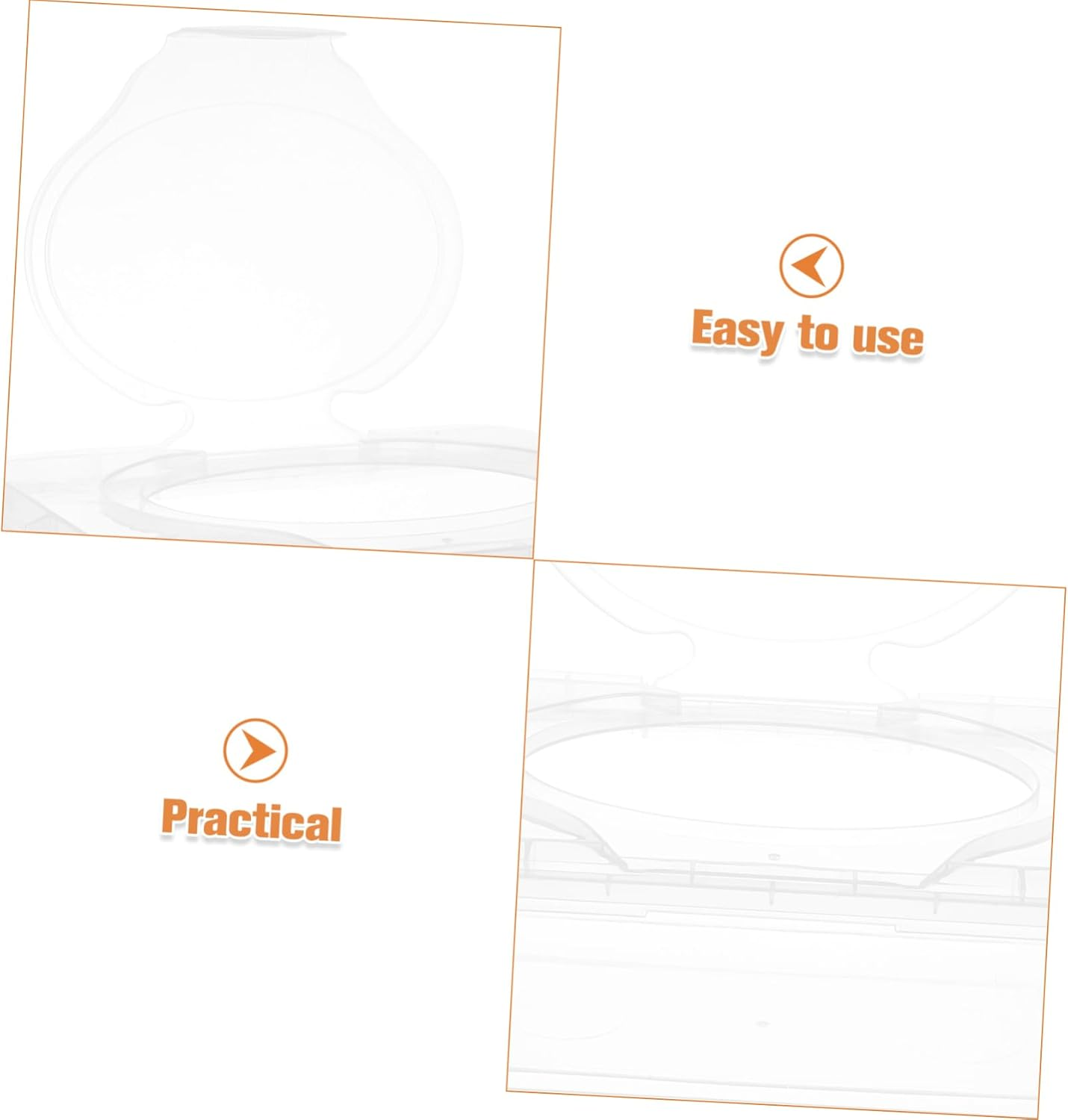 Anneome 2Pcs Portable Refillable Wet Wipes Storage Tissue Dispenser Travel Wipes Holder Tidy Organized image number 2