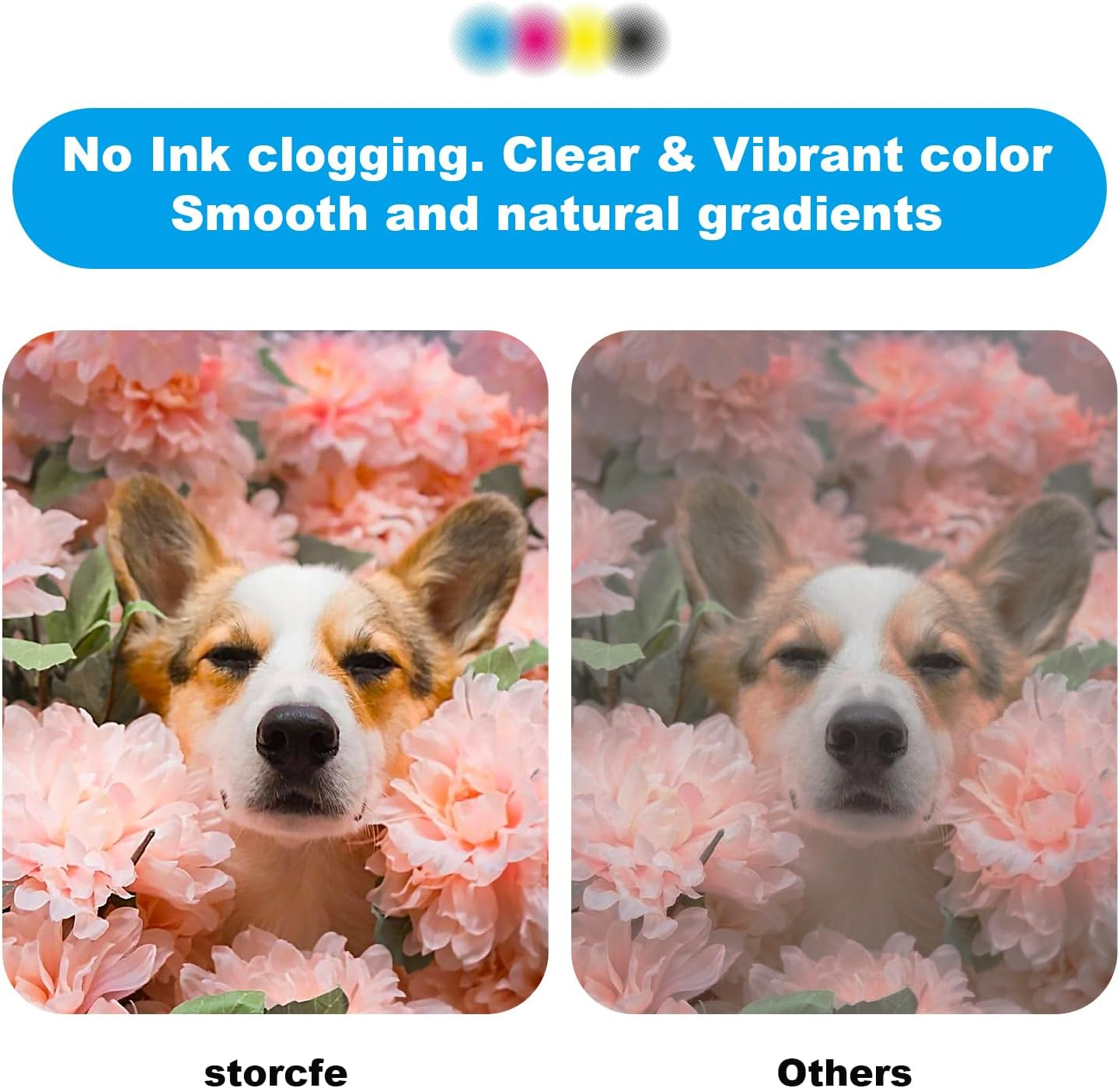 552 T552 Ink Refill Bottles Replacement for Epson 552 T552 T552920 Used for Epson Ecotank Photo ET-8550 ET-8500 Printers (1Black, 1Photo Black, 1Cyan, 1Magenta, 1Yellow, 1Gray, 6-Pack 600ML Dye Ink) image number 1