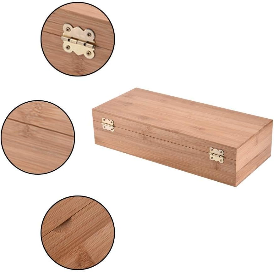 Pure Vie Essential Oil Bamboo Storage Box Travel Display Presentation, Holds 26 Bottles for 5, 10, 15Ml - Aromatherapy Organizer Nail Polish Fragrance Container - Keep Your Oils Safe & Space Saver image number 6