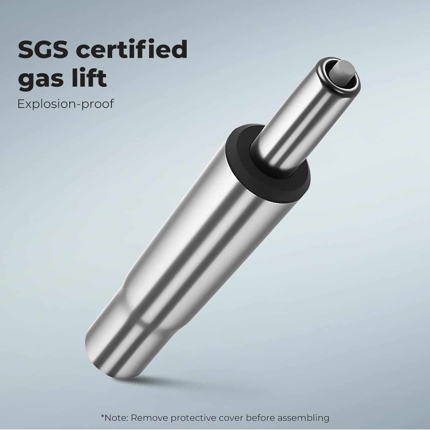 LEVEDE Ergonomic Office Mesh Chair, 44-52Cm Height Adjustable Computer Chair, Swivel Tiltable Desk Chair with Removable Headrest for Studying, Working, Writing, Gaming (Black) image number 4