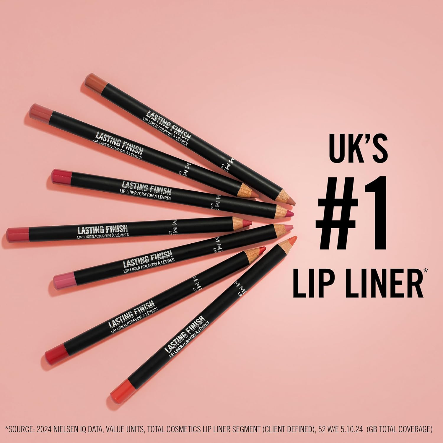 Lasting Finish Lip Liner - 195 Sunset Pink by Rimmel London for Women - 0.04 Oz Lip Liner image number 1