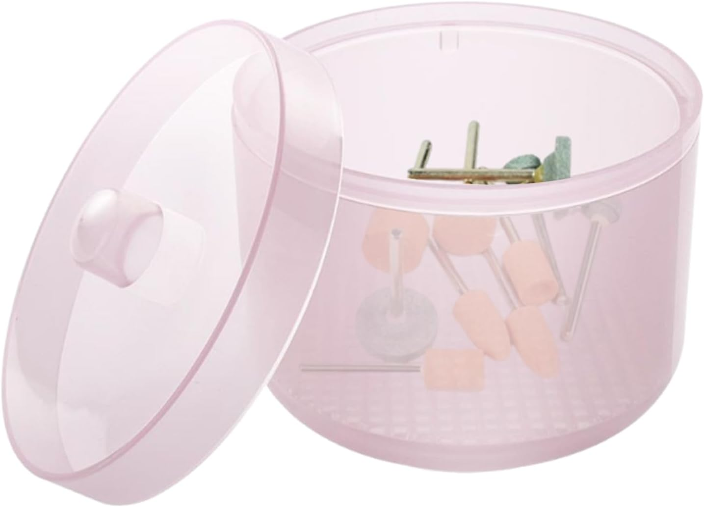 Nail Tool Cleaner, Manicure Cleaning Container, High Temperature Resistant Nail Tool Cleaning Box for Manicure, Pedicure, Home, Travel