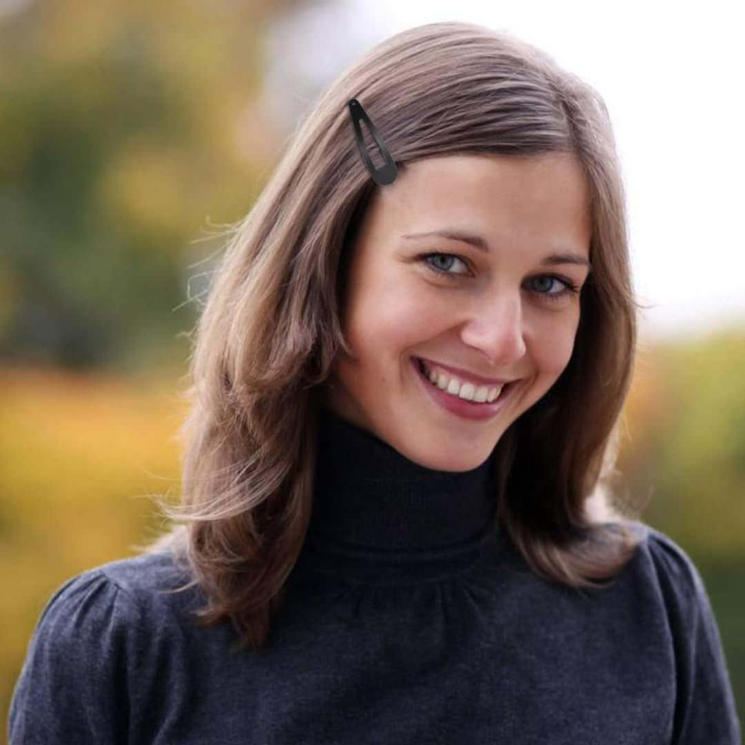 PARENCE. - Set of Hair Bobbles - Set of 4 Hair Clips + 10 Pins - Hair Accessories for Women and Girls - Non-Slip Clips - Discreet Hairstyle Clips - Ideal for Daily Life, Wedding, Sports image number 3