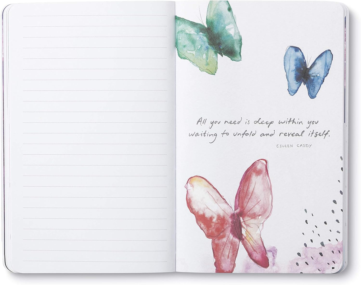 Compendium Softcover Journal - inside Us There Is Everything. &ndash; a Write Now Journal with 128 Lined Pages, 5&rdquo;W X 8&rdquo;H - Always Friends Blue image number 5