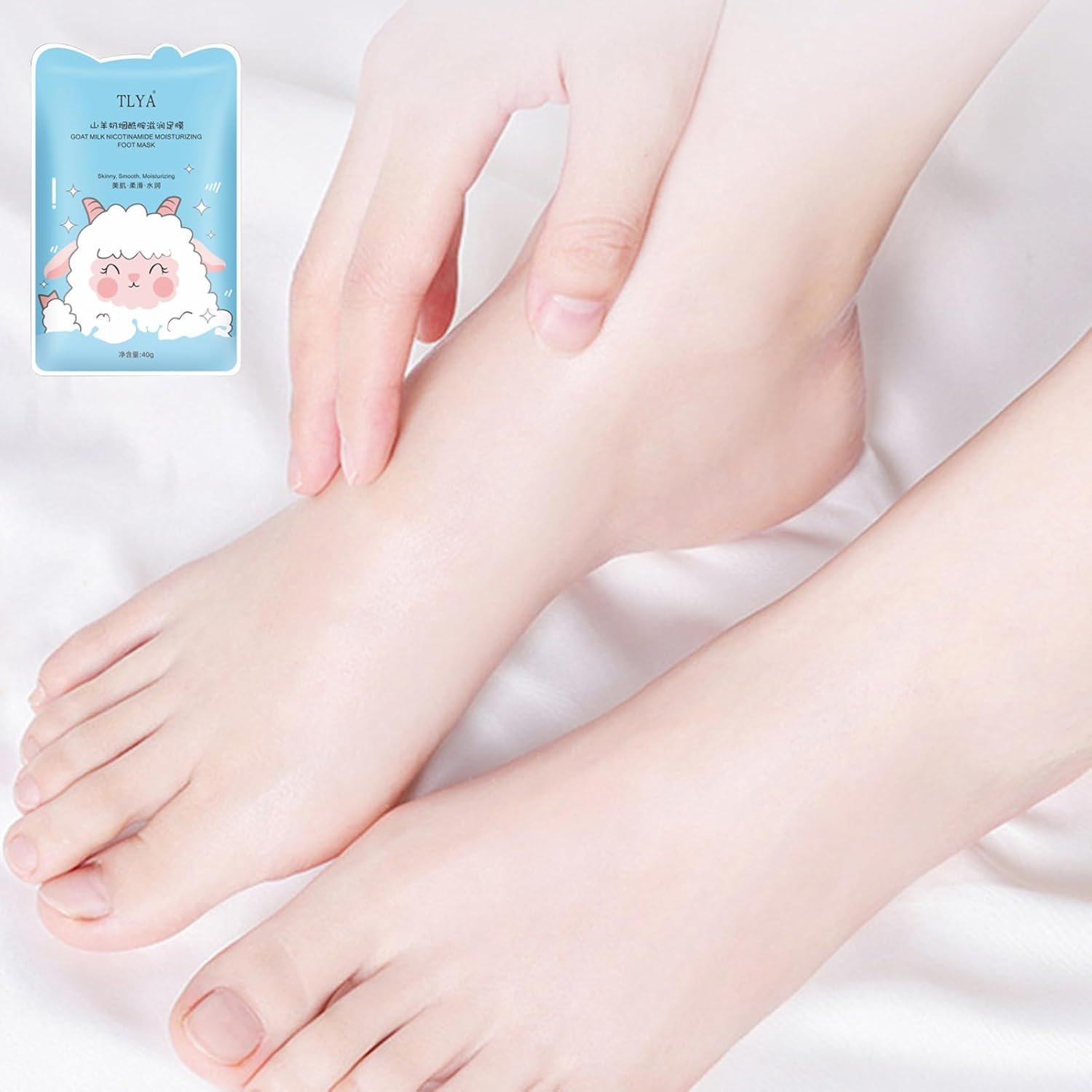 6Pcs Foot Mask, Tender Skin, Moisturizing, Foot Care, Niacinamide Foot Mask image number 2
