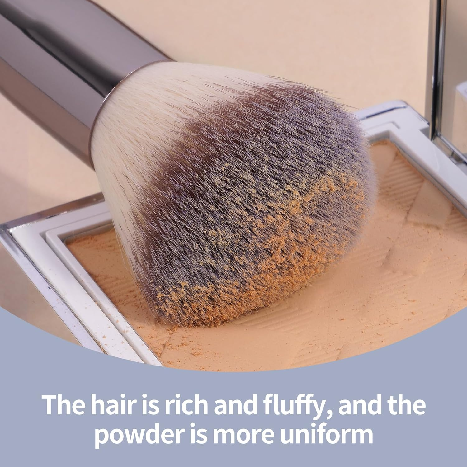 MAANGE Makeup Brushes, 30 Pcs Professional Makeup Brushes Set Premium Synthetic Face Foundation Powder Brush Kit Travel Makeup Brushes (Champagne) image number 4