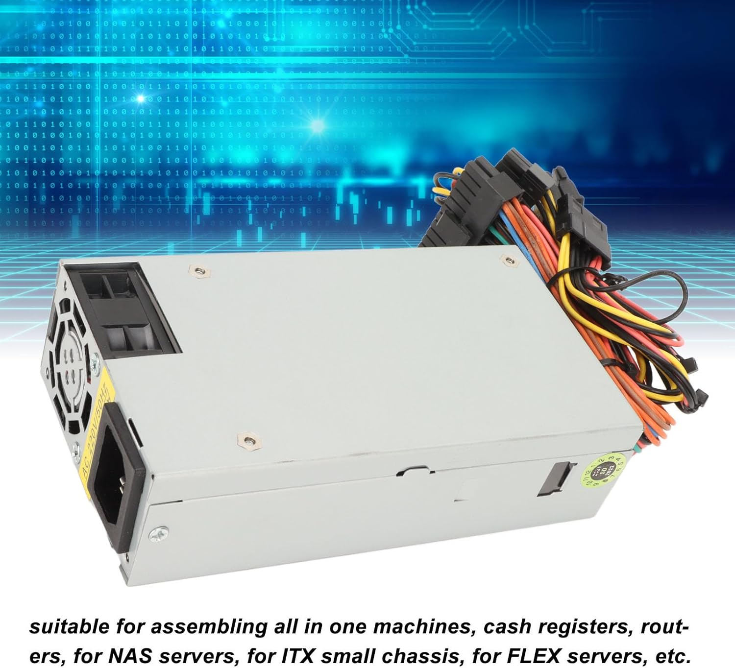 60LE 1U Power Supply, 270W Rated Power, Stable Power, High Efficiency, Strong Metal, for PC Server with Turbine Heat Dissipation image number 4
