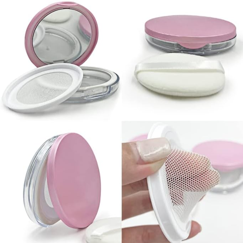 HLLMX 1 PCS 3 G/ 0.11 Oz Empty Refillable Makeup Powder Container Loose Powder Container Empty Reusable Powder Box BB Cream Box Powder Box with Air Cosmetic Jars Travel Containers image number 4