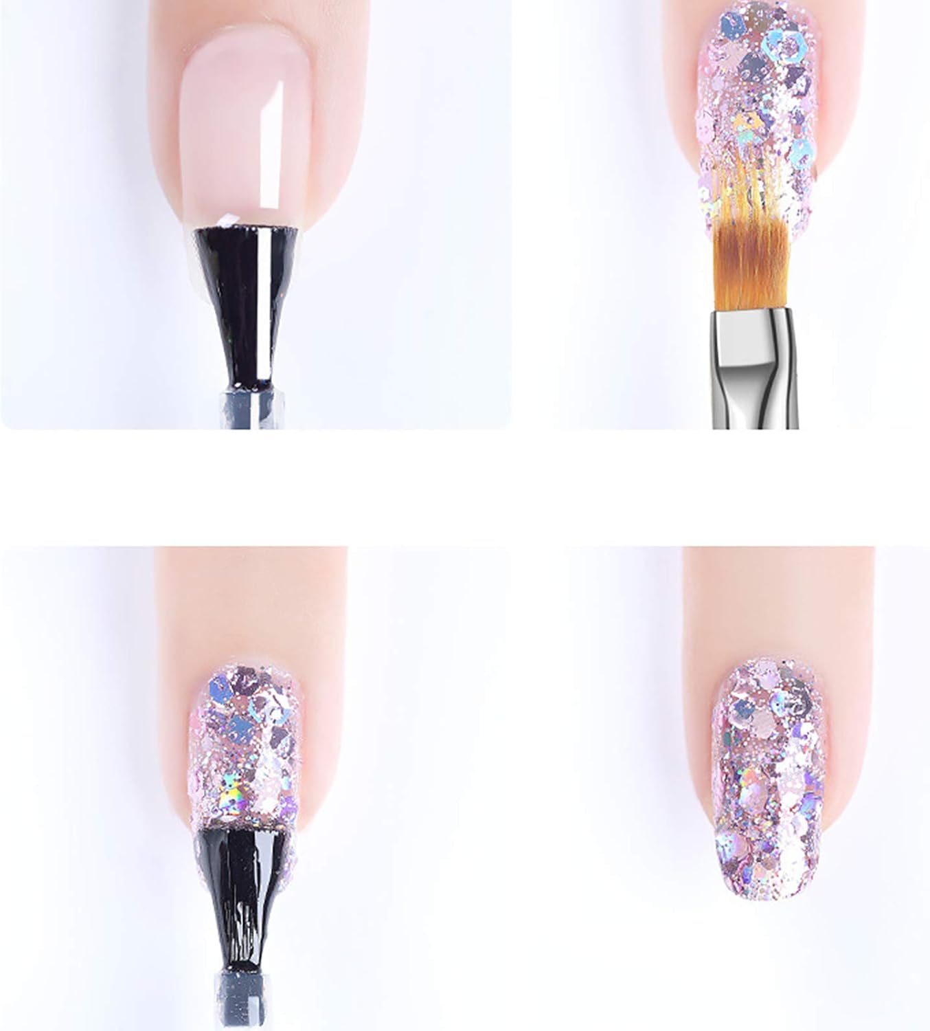 1 Set Iridescent Sequins Nail Glitter Mixed Nail Sequin Jewelry image number 2