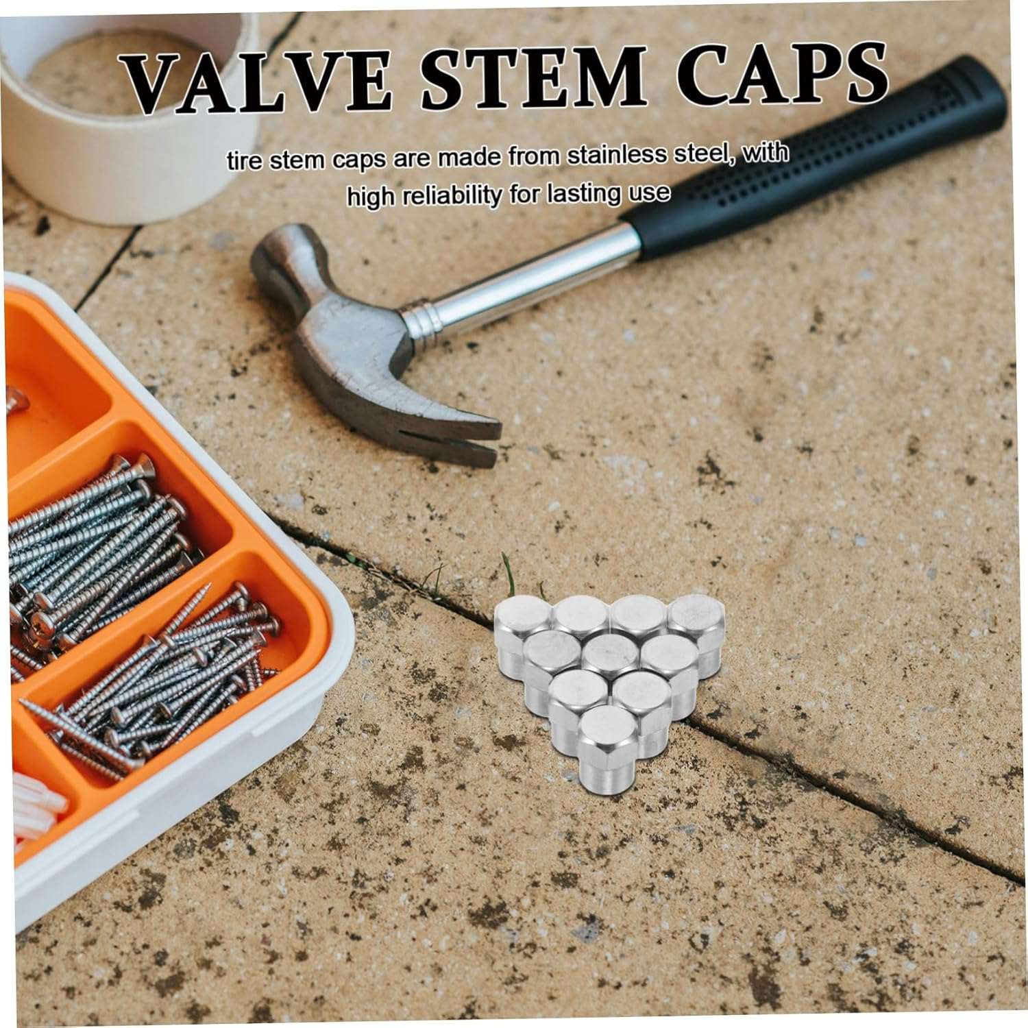 20Pcs Car Tire Valve Stem Caps Wheel Valve Covers Automotive Exterior Accessories Dustproof Replacement Kit for Cars Trucks Motorcycles image number 6