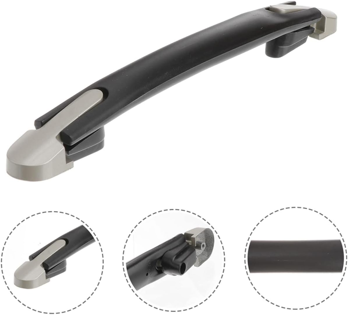 JEWEDECO Plastic Suitcase Handle Grip Lightweight Luggage Handle Replacement for Travel Suitcase for Luggage Case