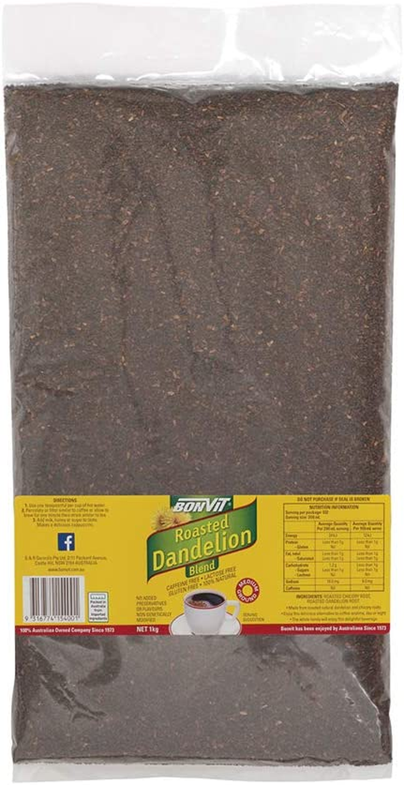 Bonvit Roasted Dandelion and Chicory Medium Ground Tea, 500G
