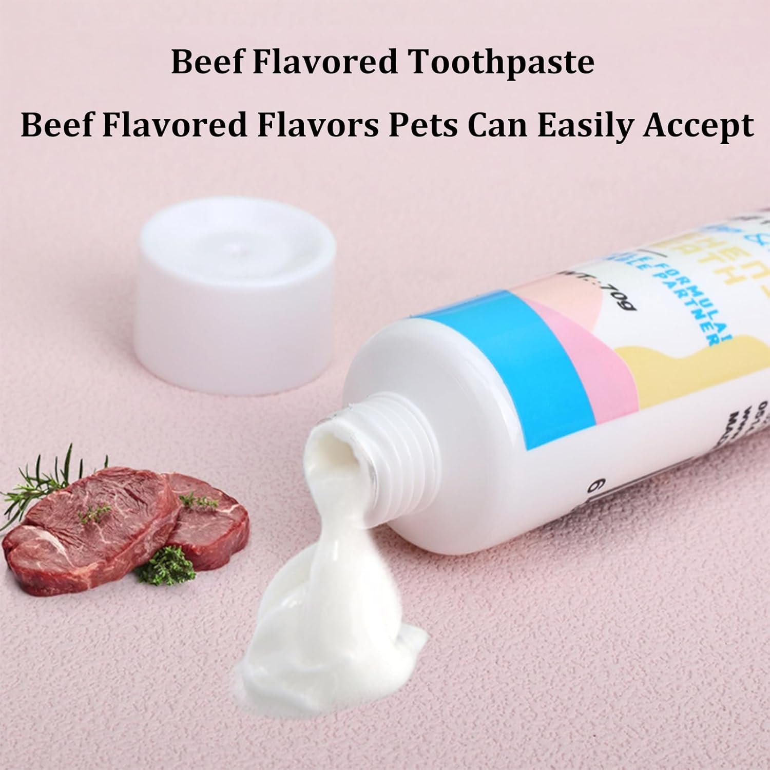 Pet Toothbrush and Toothpaste Set - Dog & Cat Dental Care Kit with Triple-Head Brush for Oral Hygiene image number 6