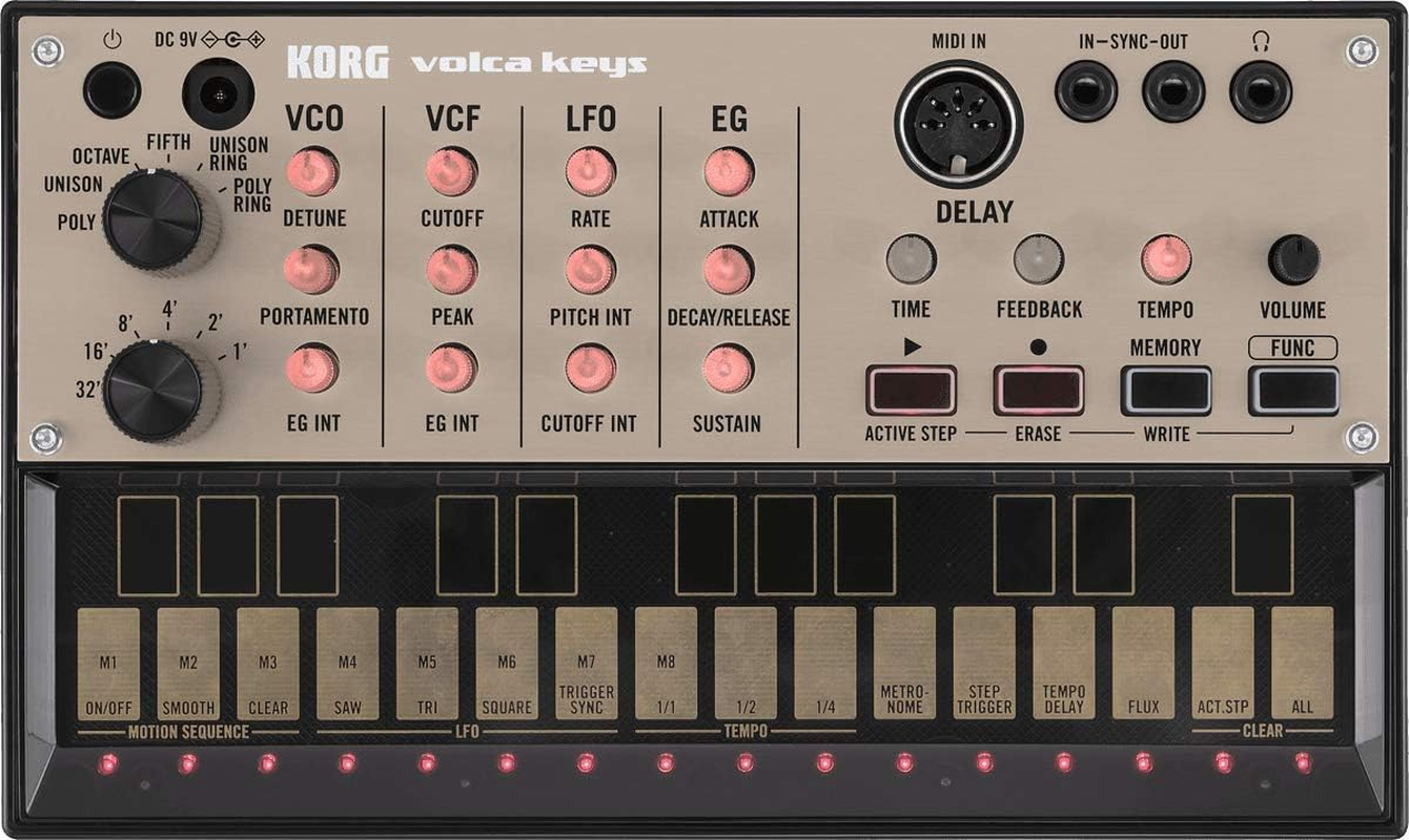 Korg KO-VOLCAKEYS Volca Keys Analog Loop Synthesizer image number 2