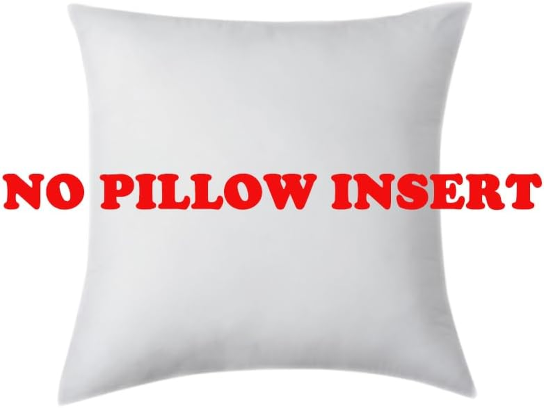 LANANAS Neutral Decorative Throw Pillow Covers 18X18 Inch for Living Room Couch Bed Sofa Farmhouse Boho Home Decor Set of 4 Soft Corduroy Accent Luxury Cushion Cases (18X18, Neutral)