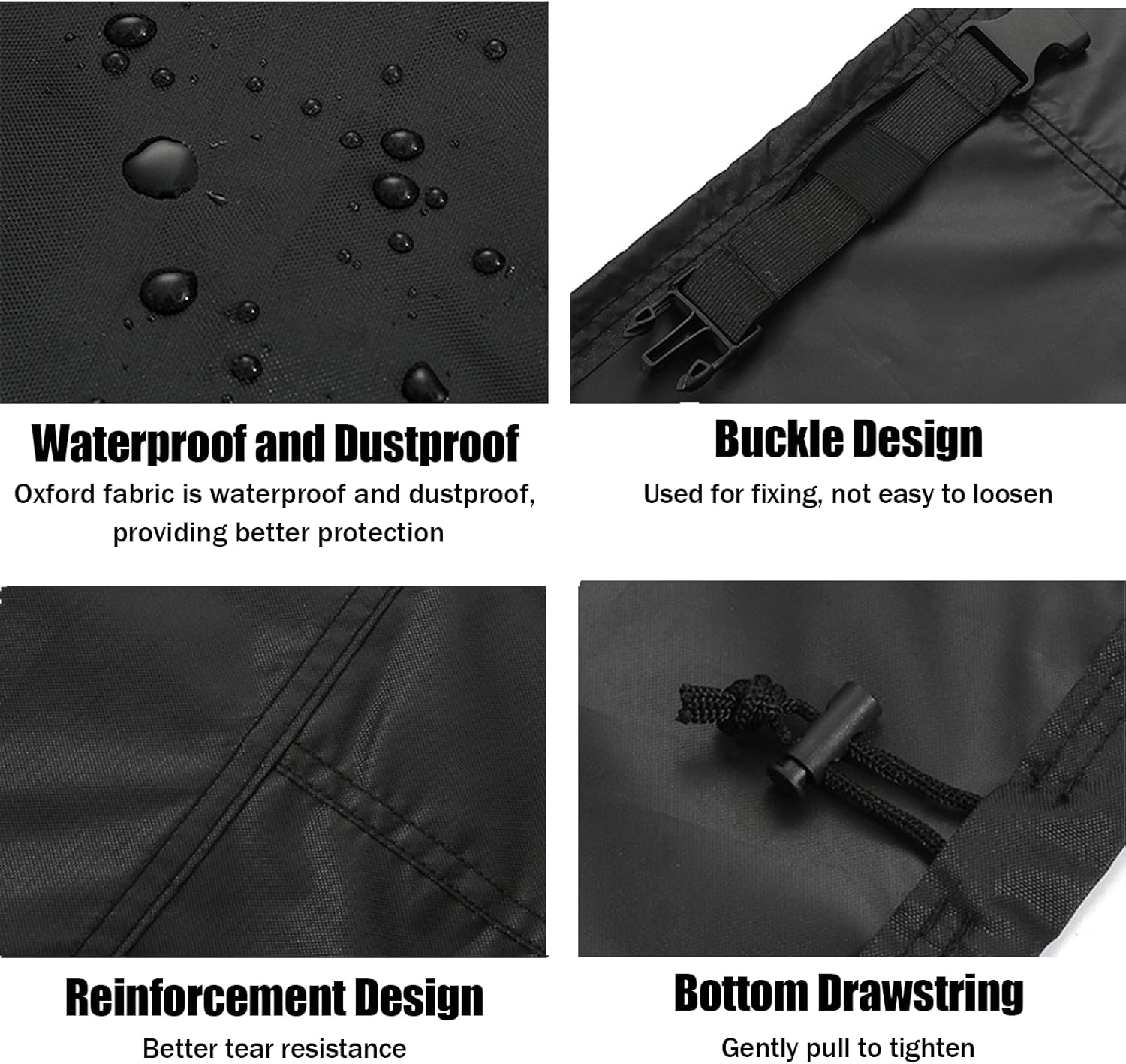 Universal Generator Cover, 66X51X51Cm Waterproof Cover Accessories Storage Dustproof Weather Outdoor Storage Cover Black image number 1