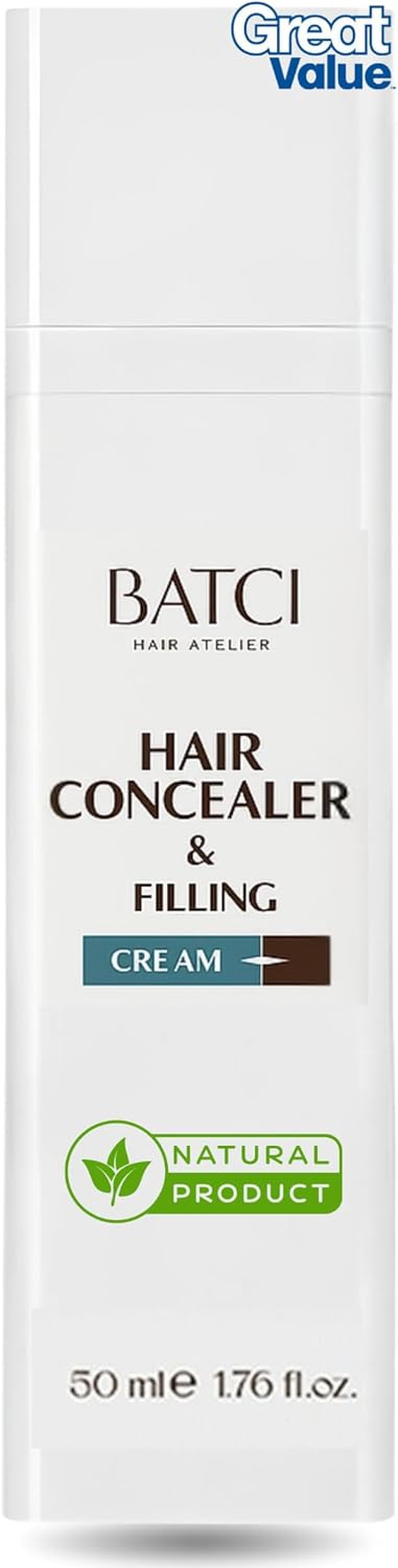 BATCI Hair Concealer Cream, Natural-Looking Scalp Coverage for Thinning Hair, Waterproof Root Touch-Up, Long-Lasting Formula, 50Ml image number 3