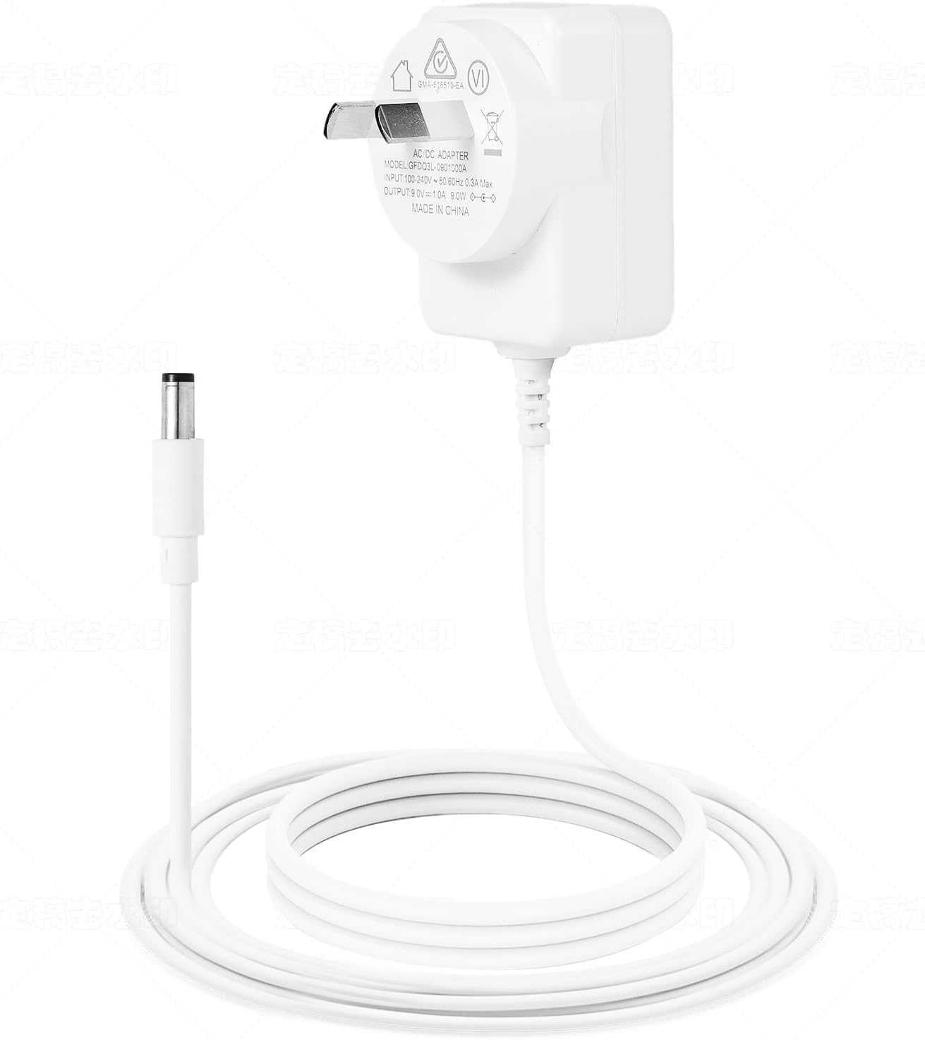 Guitar Pedal Power Supply Adaptor 9V DC 1A Centre Negative PSU Transformer Charging Adapter Wall Charger Plug for Electric Guitar Bass Effects Pedal Stompbox 9V Casio Keyboard image number 2