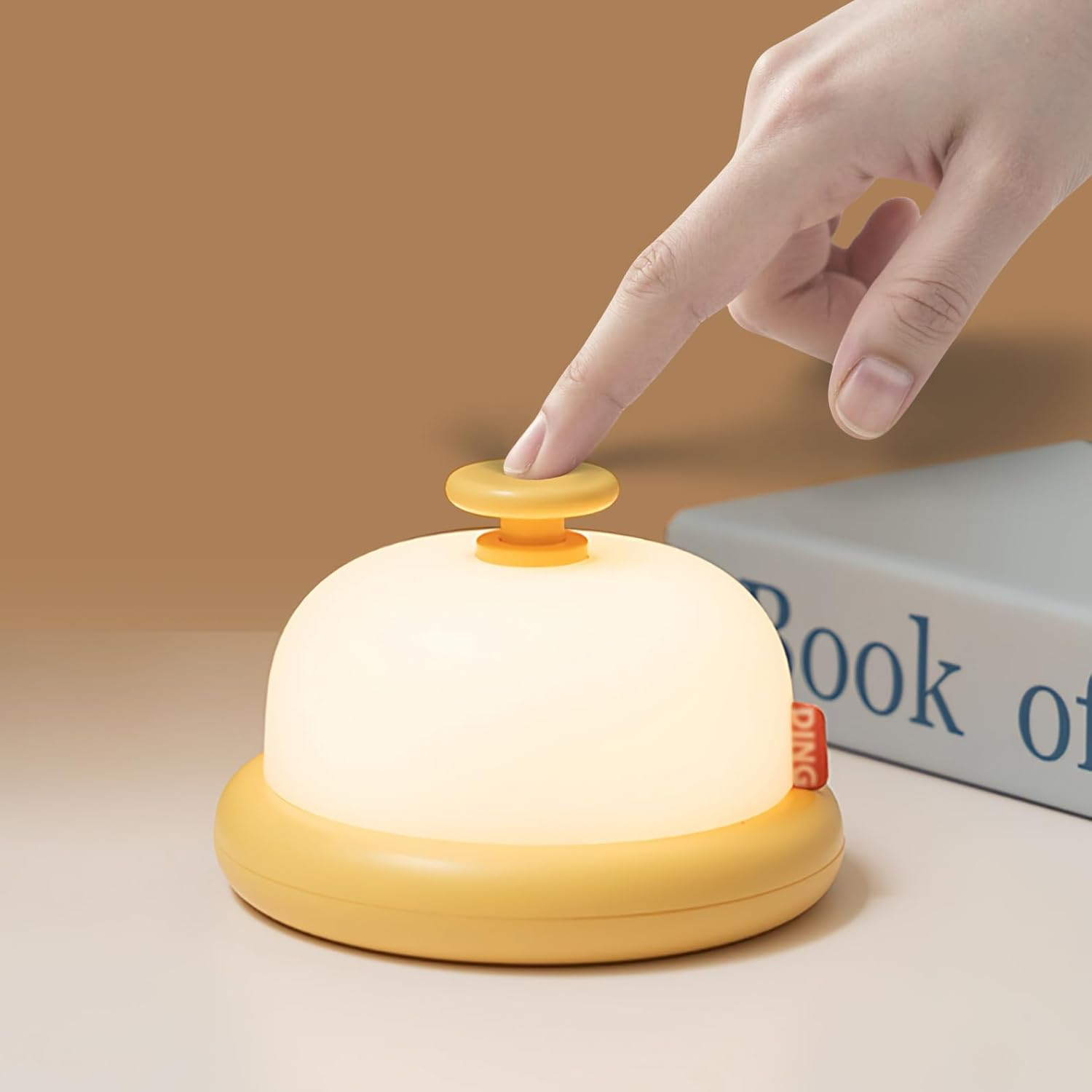 Night Light, Rechargeable & Auto-Off Bedside Lamp, Infinitely Dimmable with Gentle Glow for Kids, Baby & Toddler Nursery image number 1