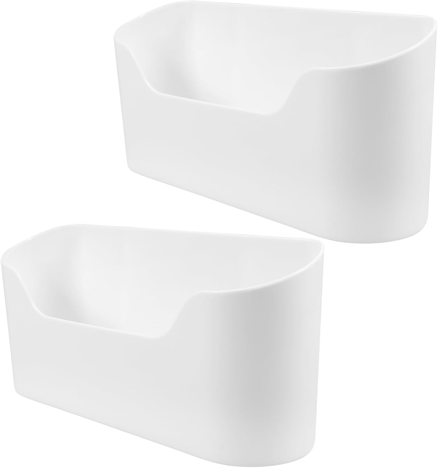 Alipis 2 Pcs Kitchen Cabinet Door Organizer Adhesive Mount inside Cabinet Door Storage under Sink Door Storage Shelf for Kitchen Bathroom Office Garage Craft Room image number 2