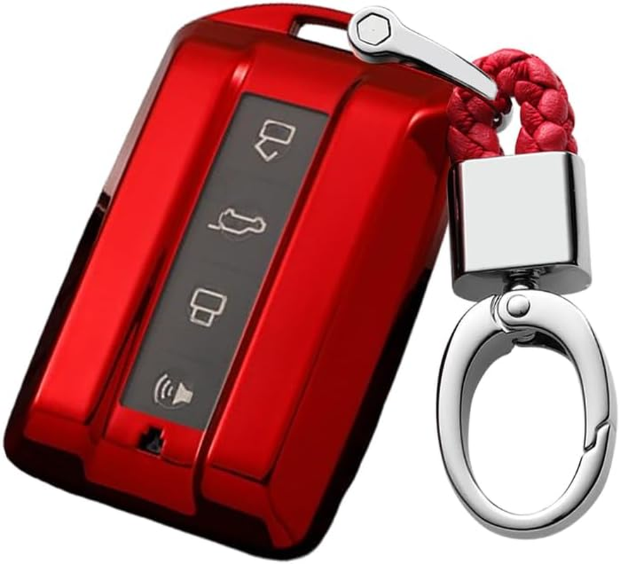 Ontto TPU Car Key Fob Cover Fit for Great Wall GWM WEY TANK 300 500 Tank300 Tank500 Key Case Silicone Key Shell Key Holder Keychain Accessories