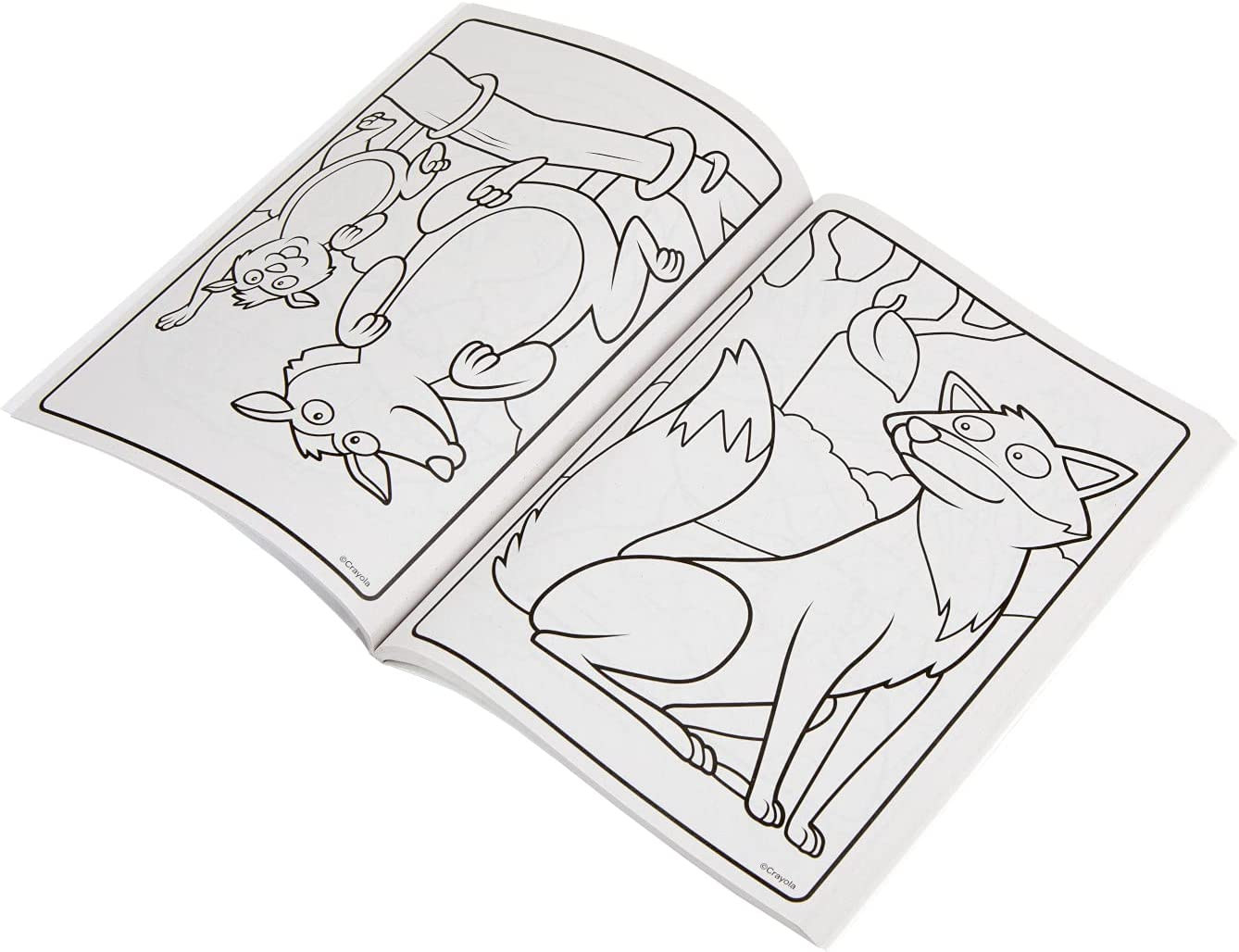 Crayola 96Pg Animal Friends Colouring Book, Hours of Colouring Fun for Kids, Perfect for Rainy Day Activities, Stickers Included image number 1