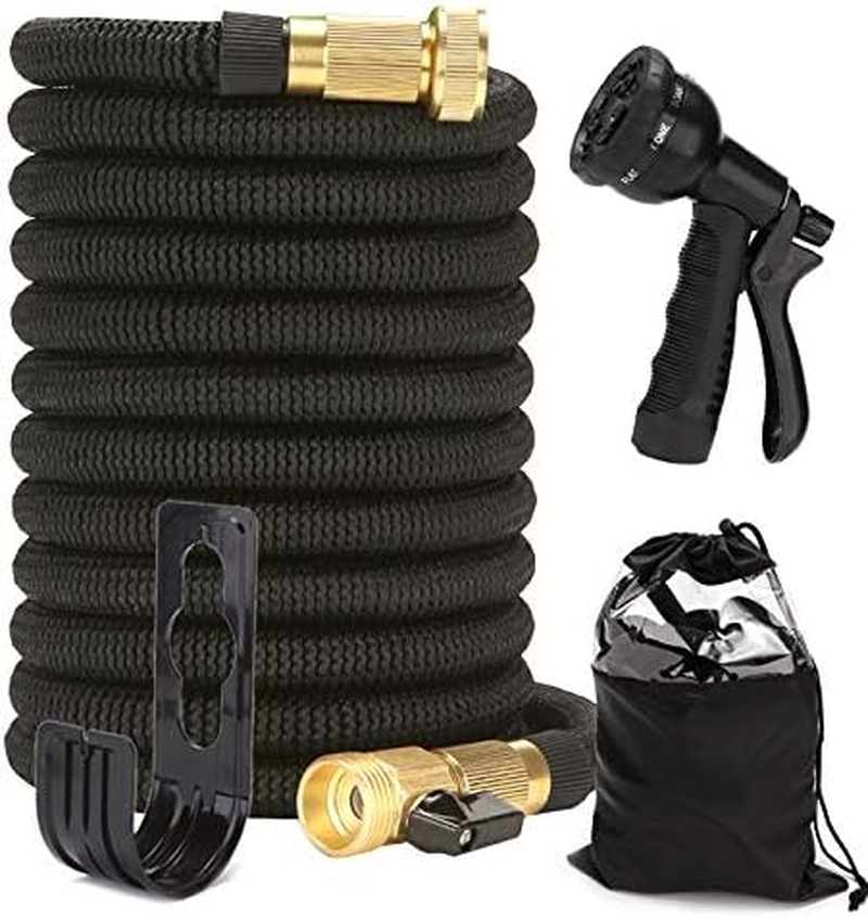 Expandale Garden Hose, 22.5M Flexible Water Hose with 8 Spray Nozzle, Kink Free Flexible Water Hose, Lightweight and Easy to Store