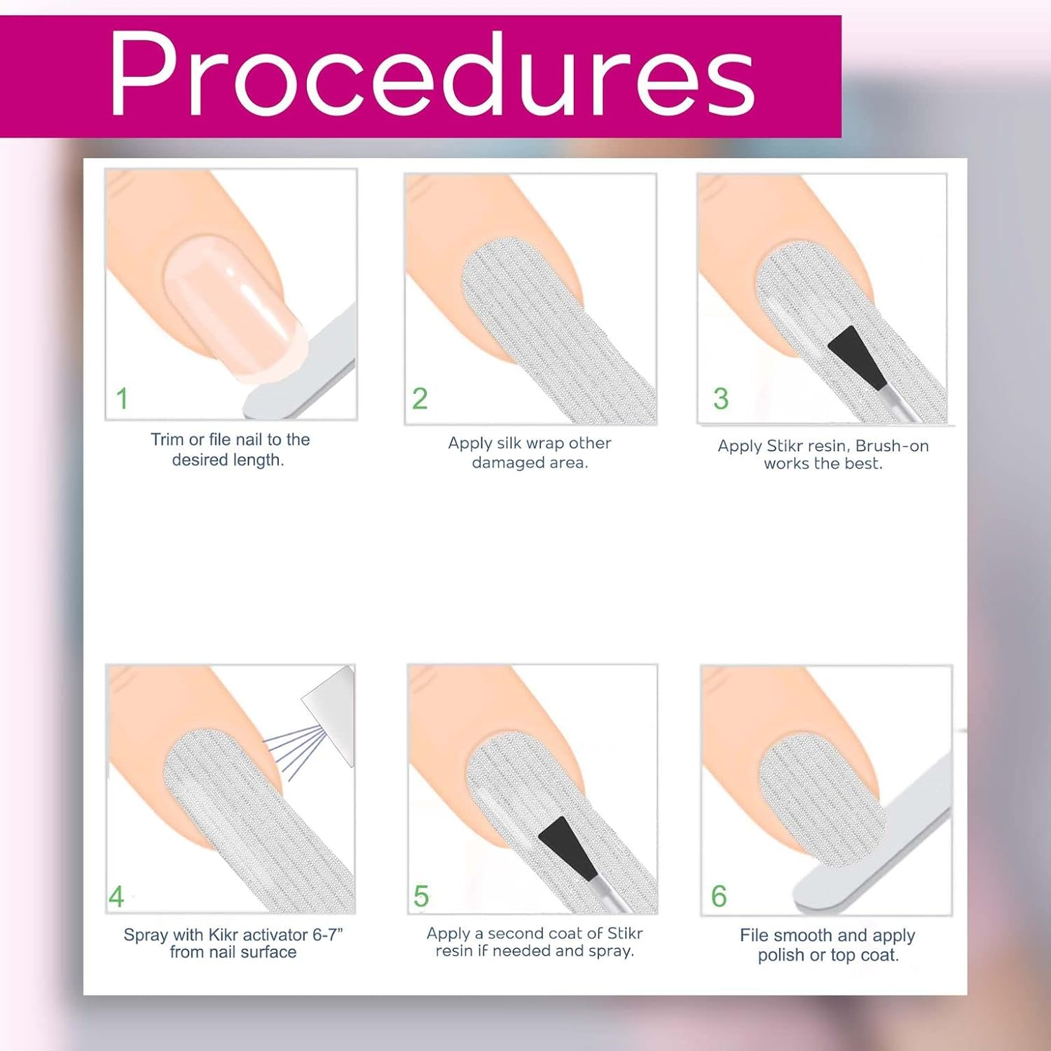 Backscratchers Sheeeer Magic Silk Wrap - Self Adhesive Manicure Nail Art Tool - DIY Nail Extension - 2 Count image number 3