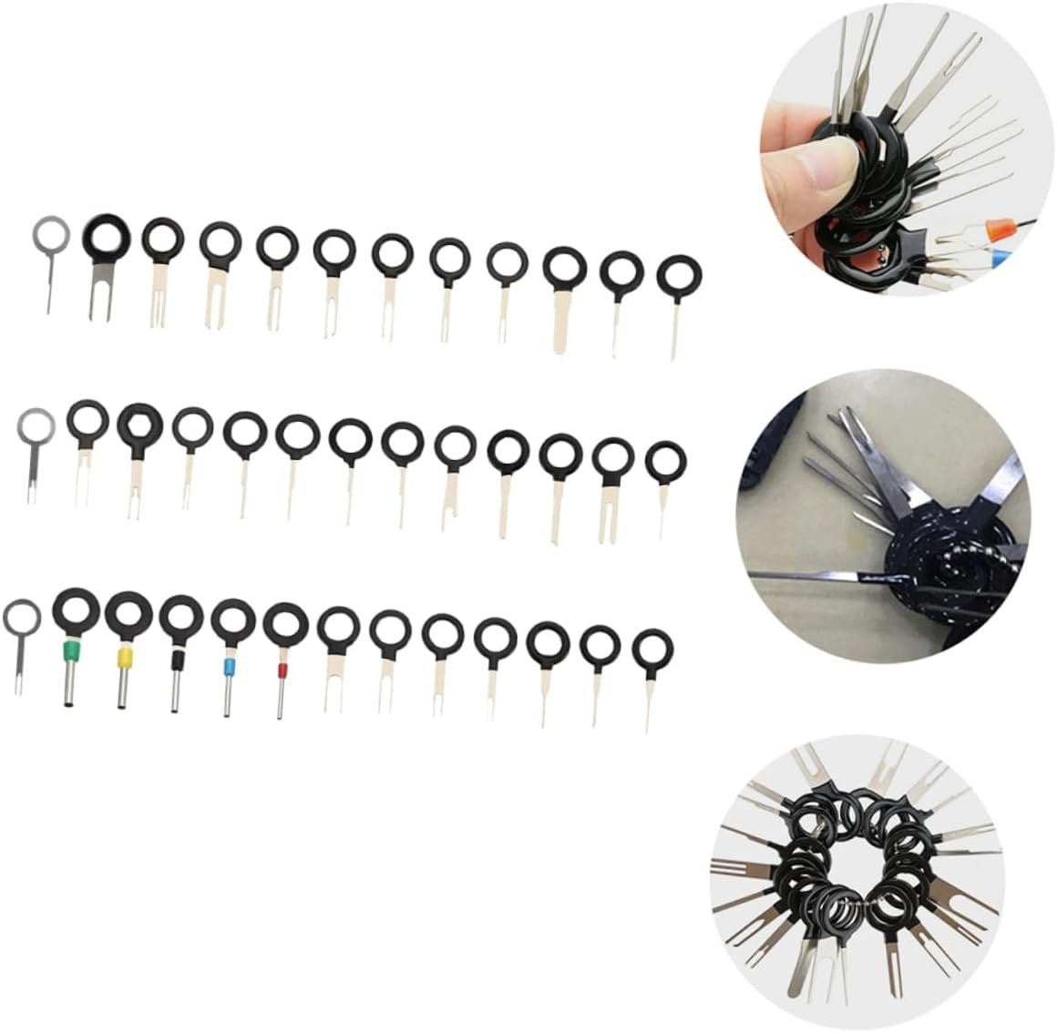 PLAFOPE 82Pcs Terminal Tool Kit Lightweight Wire Connector Pin Extractor for Easy Release and Safe Use Automotive Applications image number 1