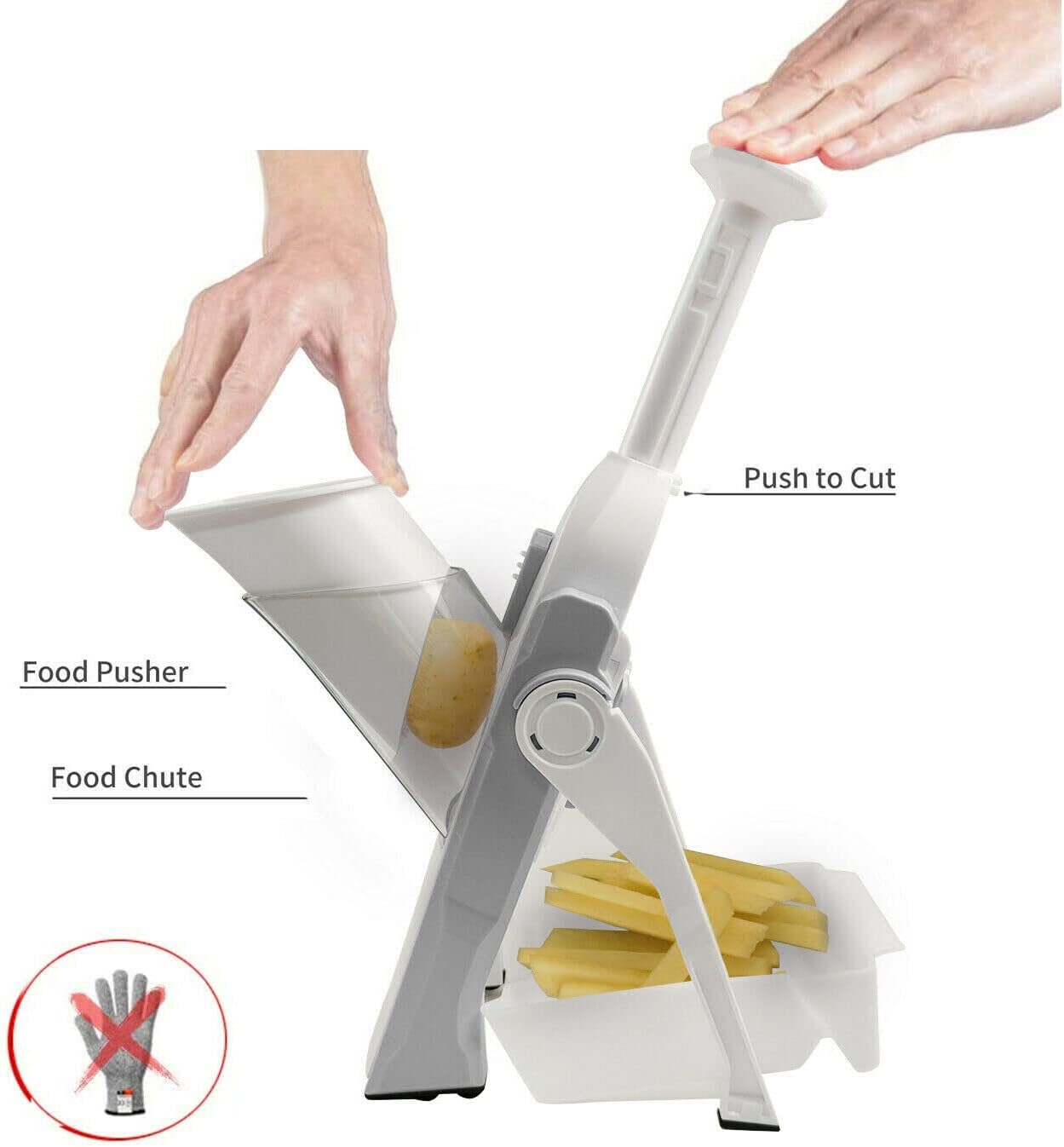4 in 1 Vegetable Slicer Multifunctional Kitchen Chopping Artifact Food Chopper image number 1