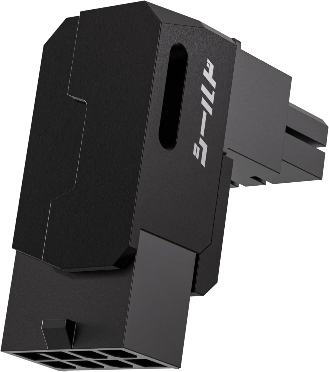 EZDIY-FAB Shield Series 8-Pin Pcie GPU Power Adapter,90-Degree Angled Connector, Aluminum Design for Graphics Cards &ndash; Reverse Type,White-1 Pack image number 6