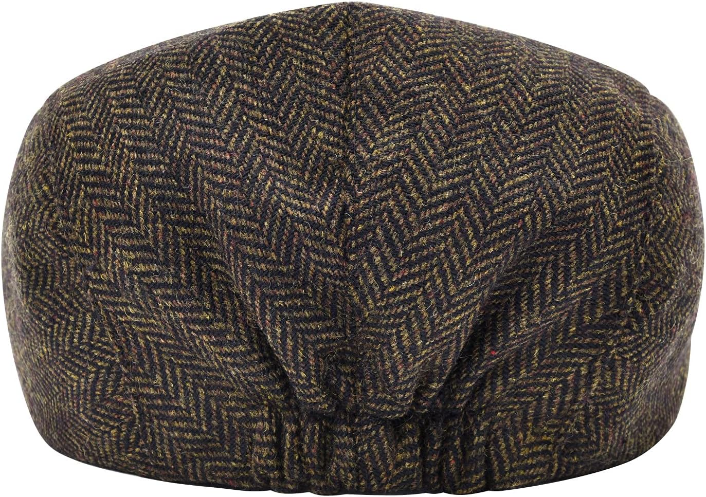 STARANCE Men'S Flat Cap Wool Tweed Driving Cap Irish Newsboy Hat image number 4