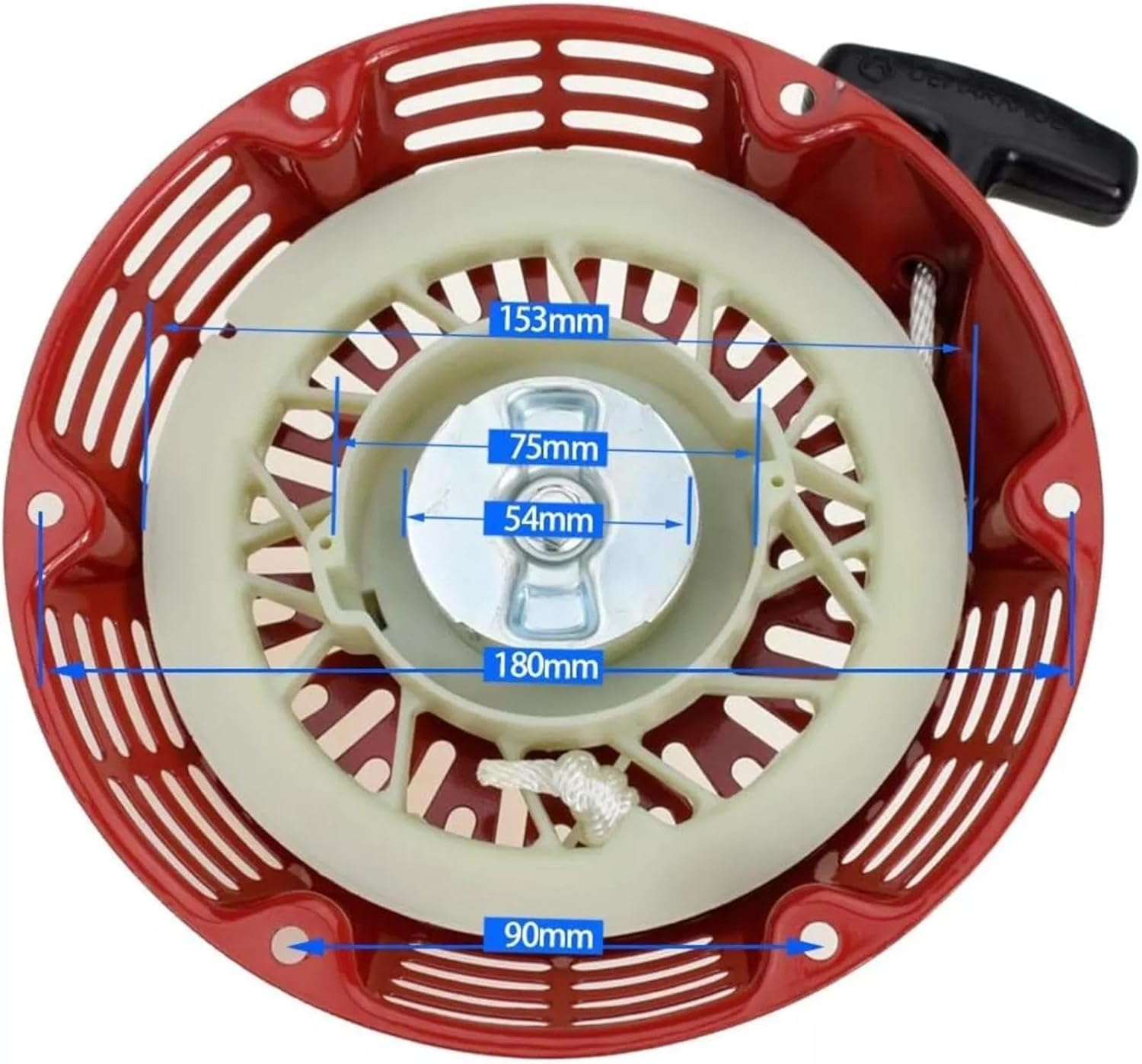 Caalii Recoil Starter Compatible with Honda GX240 8HP GX270 9HP 28400-ZE2-W01ZA 28400-ZE2-W01ZB 28400-ZE2-W01ZN 8HP 9HP Rotary 26-10469 Generator Engine 270Cc Water Pump