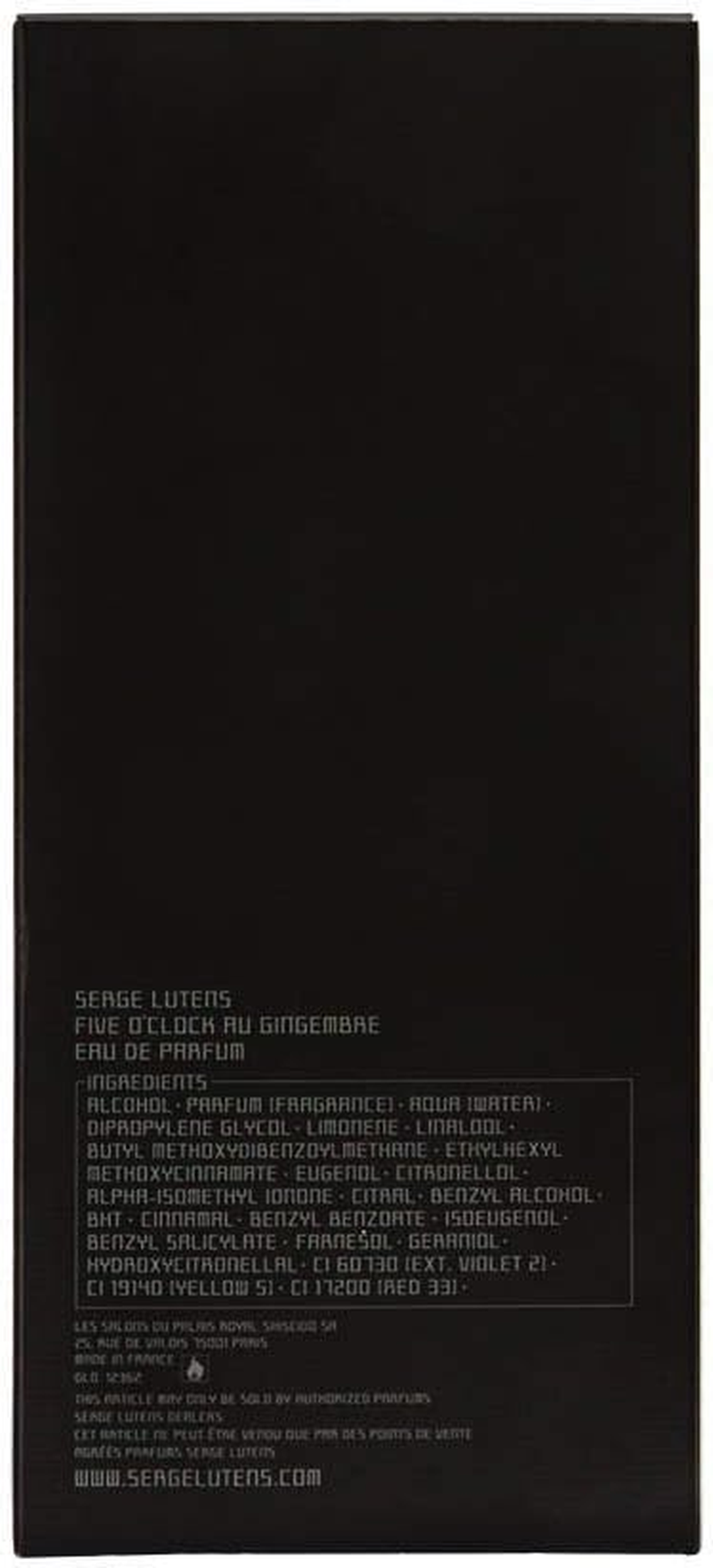 Five O'Clock Au Gingembre by Serge Lutens Eau De Parfum Spray 100Ml