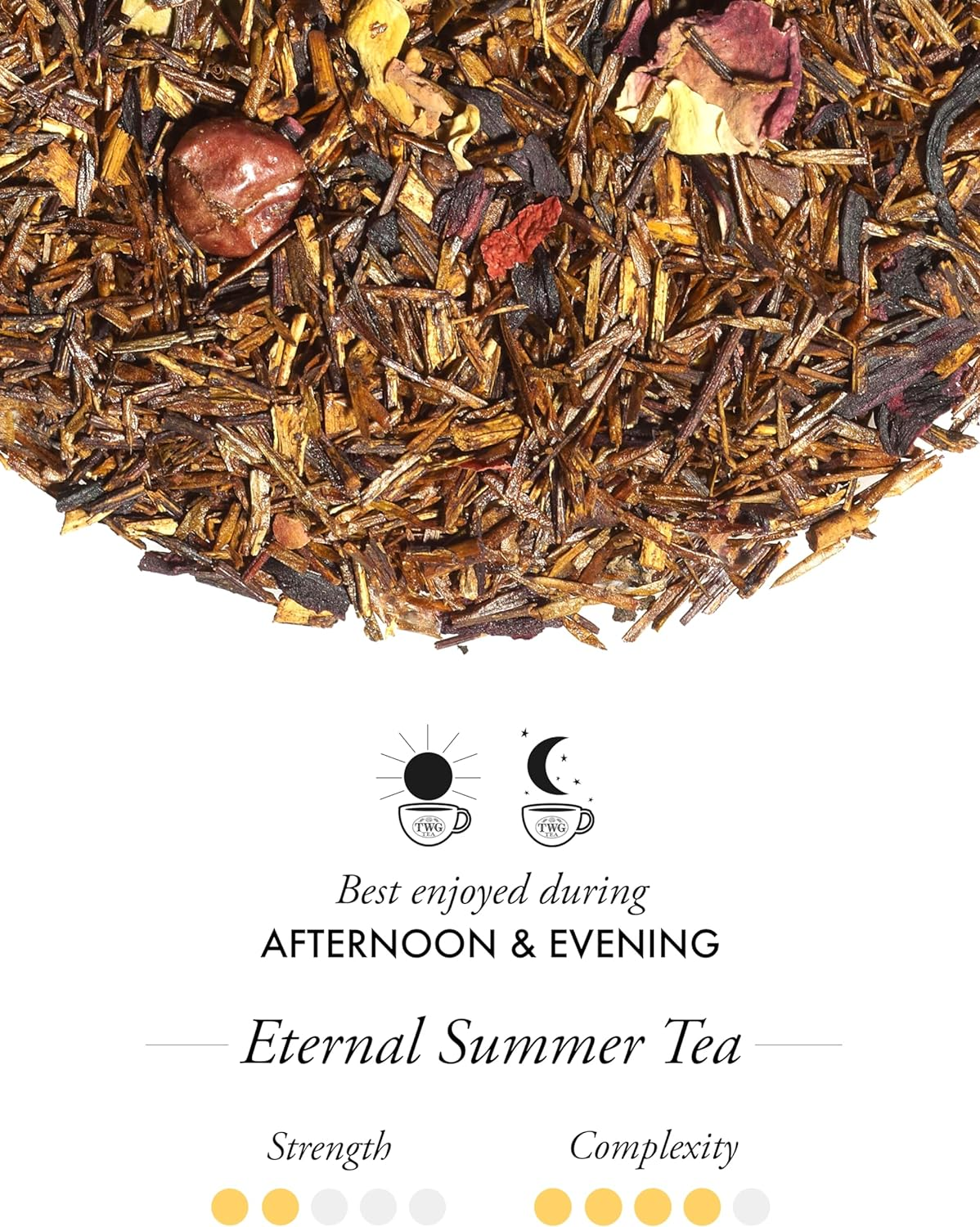 TWG Tea | Eternal Summer Tea | Rooibos | Hibiscus, Redcurrant & Rose | Haute Couture Tin, 100G | Gift Set image number 6