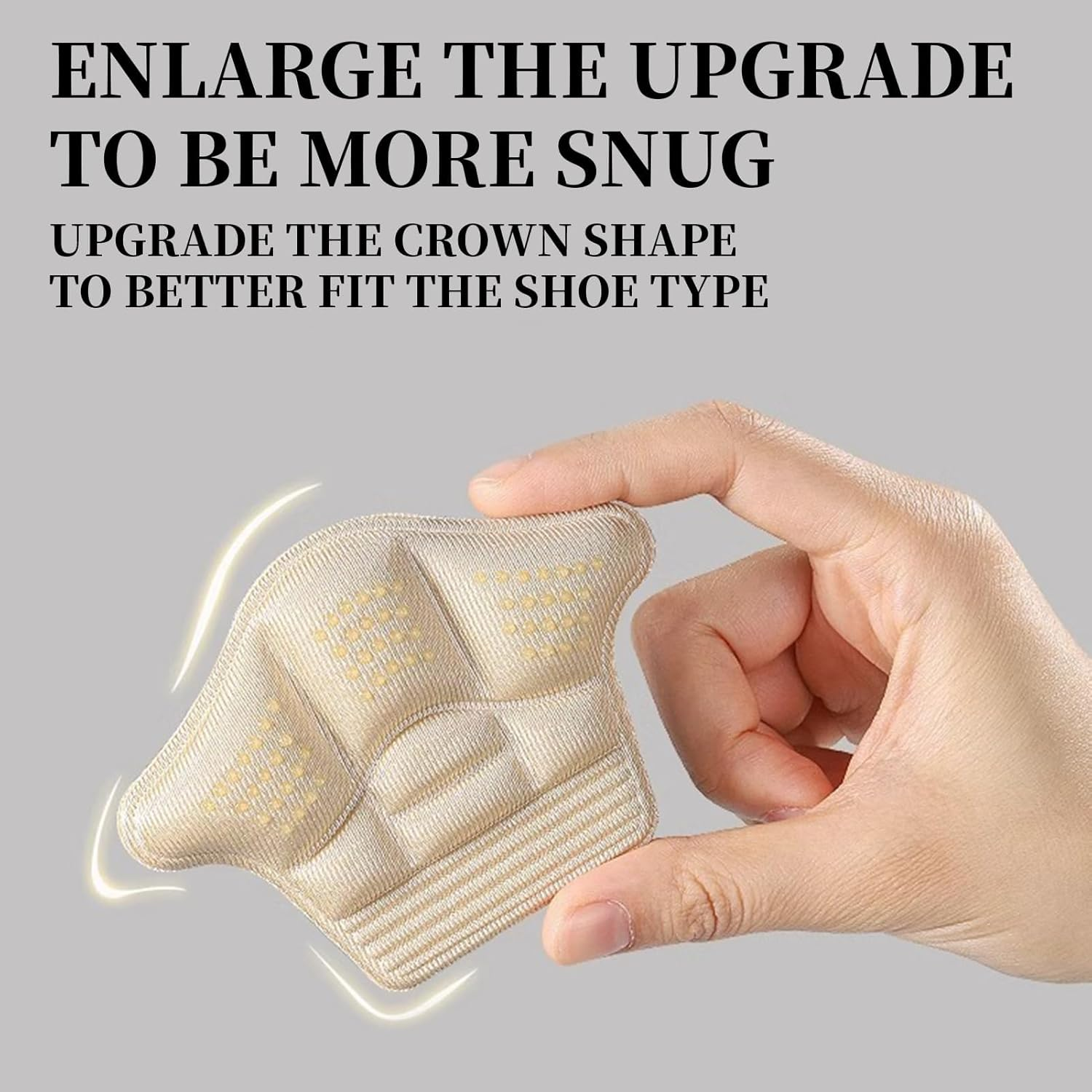 10 Pairs Heel Cushion Inserts, Leather Heel Grips Liners for Comfort and Protection, Reusable Shoe Pads with Adhesive Backing, Ideal for Boots, Sport Shoes, and Heel Blister Prevention image number 3