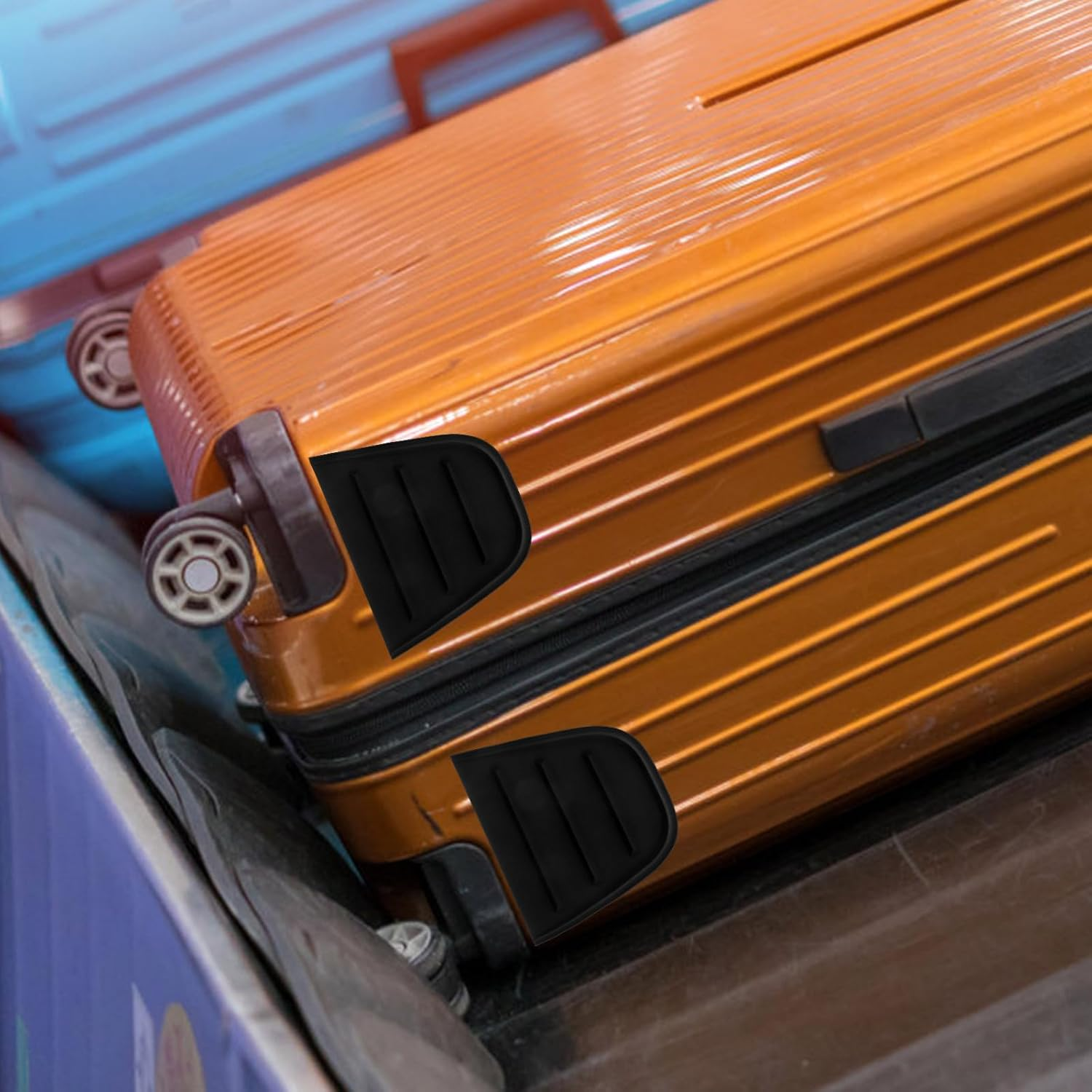 SOLUSTRE 4Pcs Suitcase Corner Protectors Luggage Corner Guards Shipping Packaging Box Corner Protectors Plastic Carton Box Edges Guard Protectors image number 5