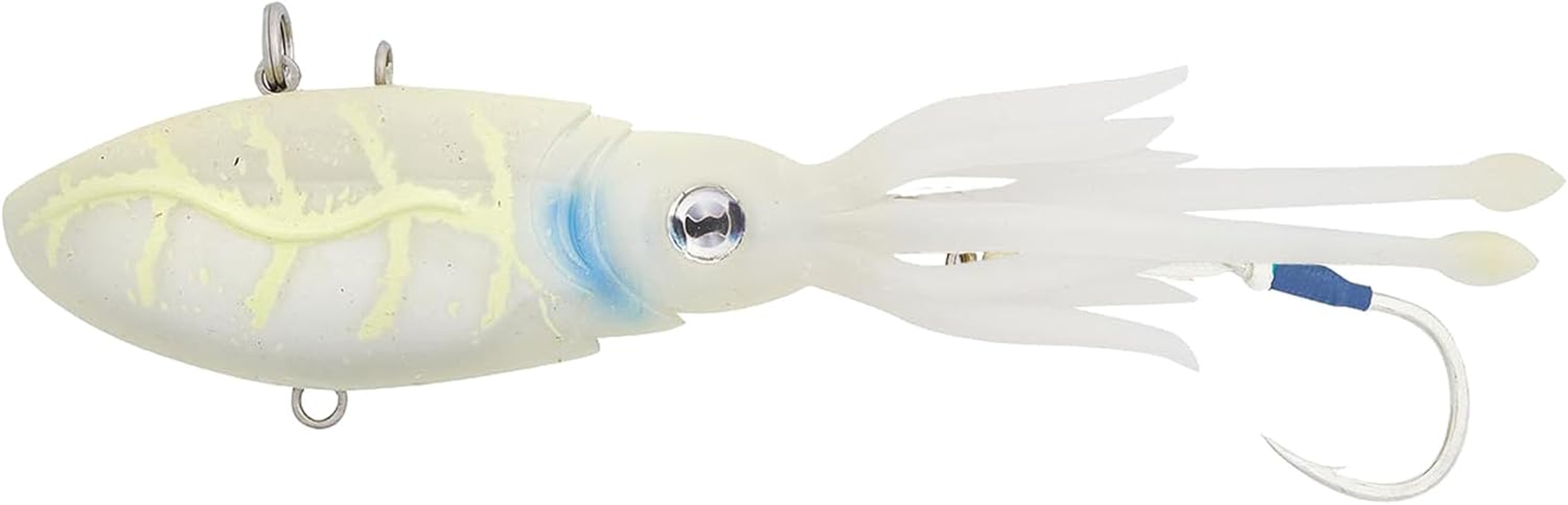 Nomad Design Squidtrex 170 Vibe 170Mm - 250G Lures - Soft Offshore Soft Vibe WTG - White Glow 170Mm - 250G image number 4