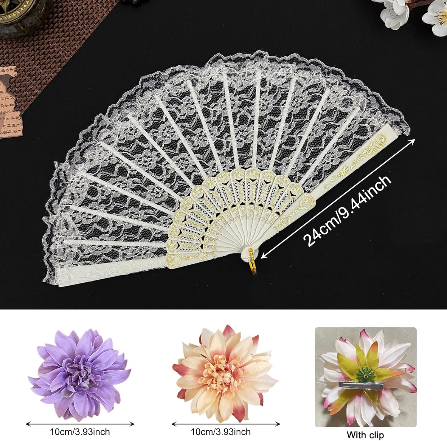 BSITSSS Hair Clip and Fan Set