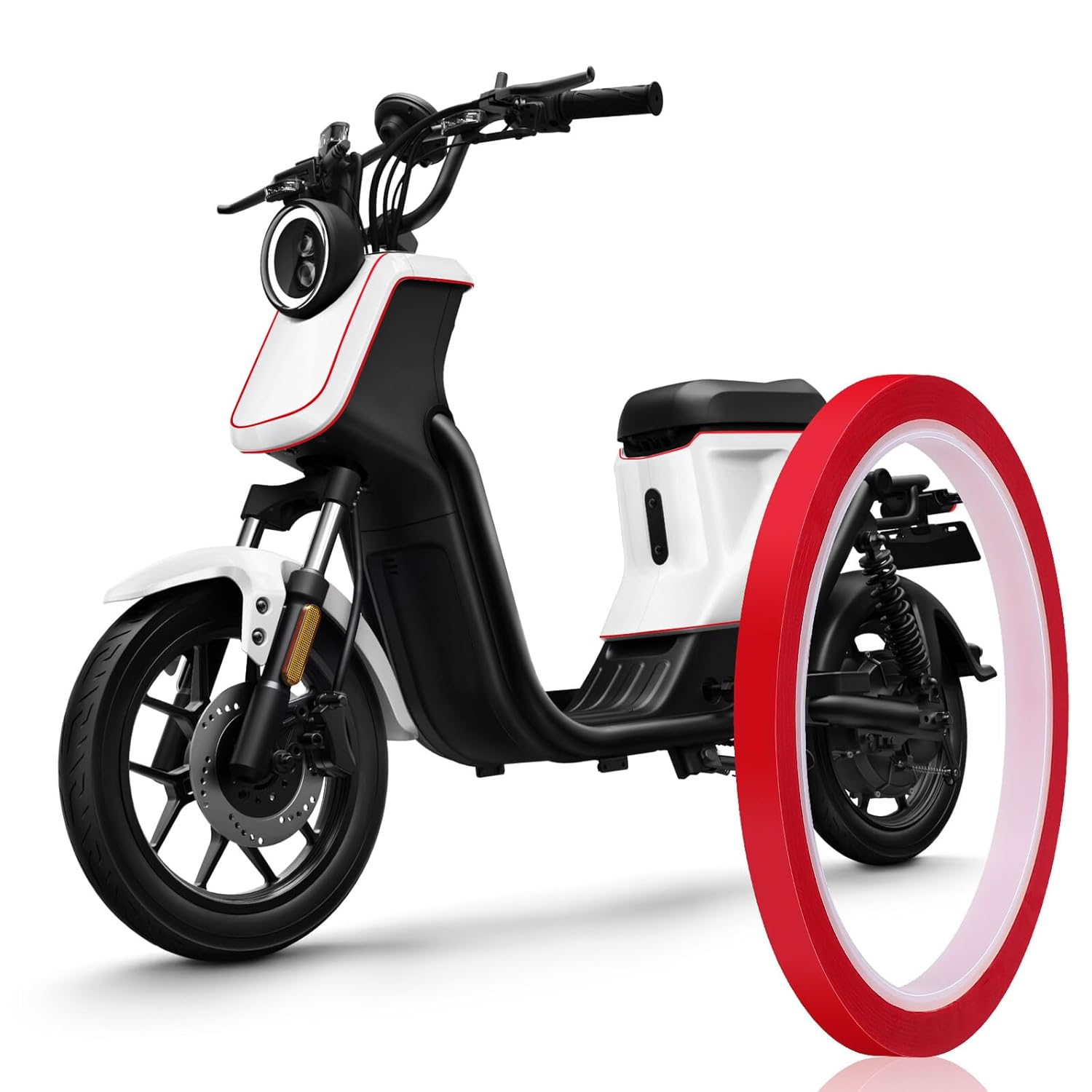 Jojofuny 1Roll Car Decorative Strip Adhesive Tape for Auto Trim Strong Adhesive Colored Tape Insulation Tape No Marks Durable for Car Decoration image number 6