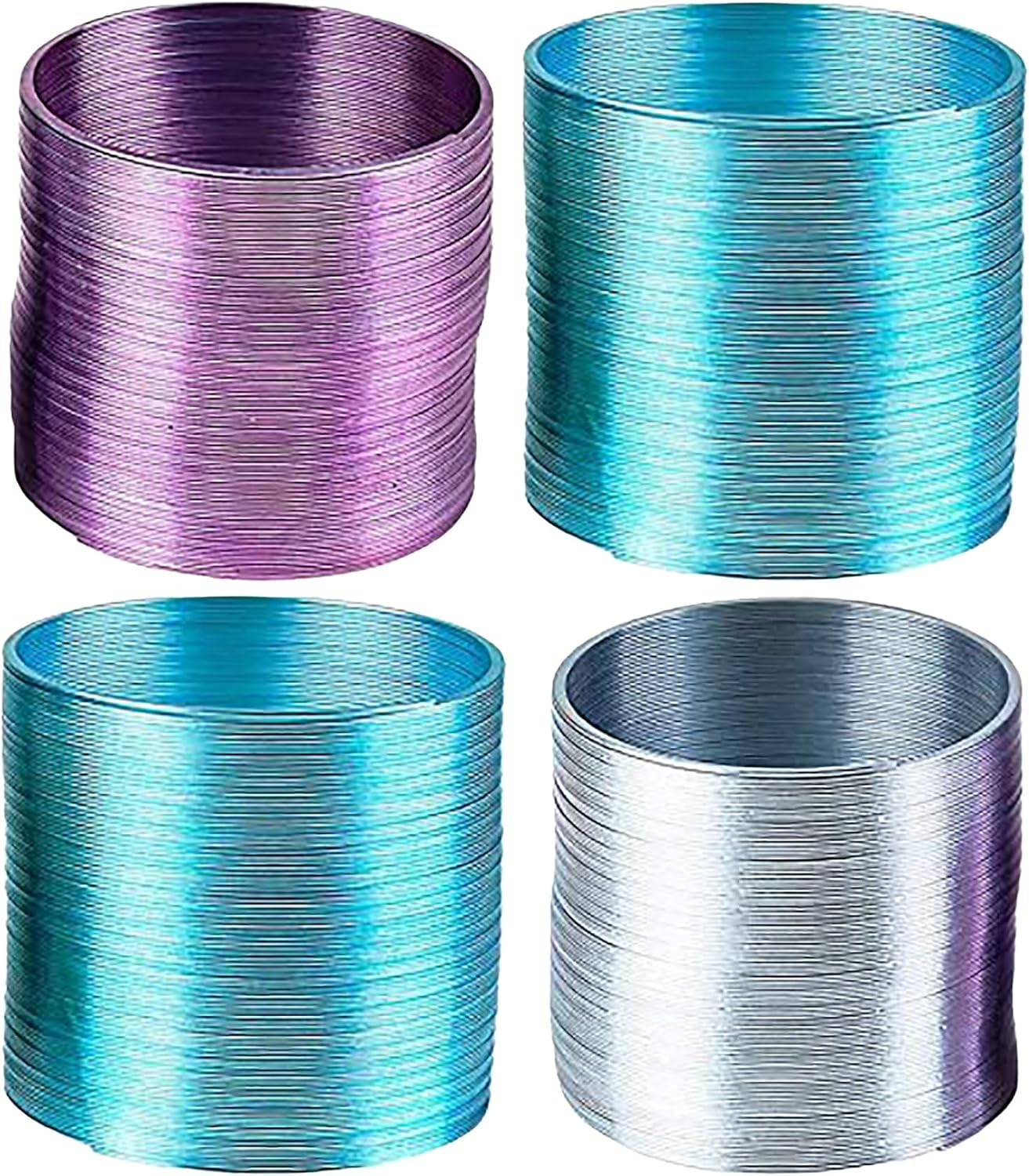 The Dreidel Company Metal Coil Spring, Goody Bag Fillers, Party Favor for Kids, Variety of 2.4" (60Mm) Individually Boxed (3-Pack) image number 3