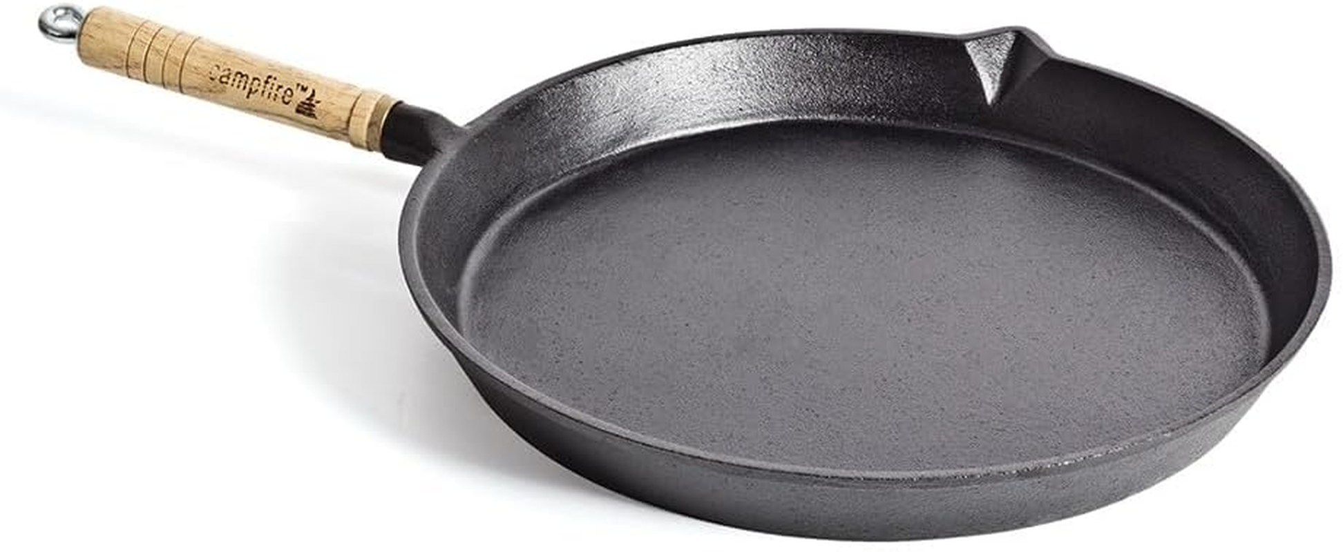 Campfire round Frypan with Solid Handle, 30 Cm Size