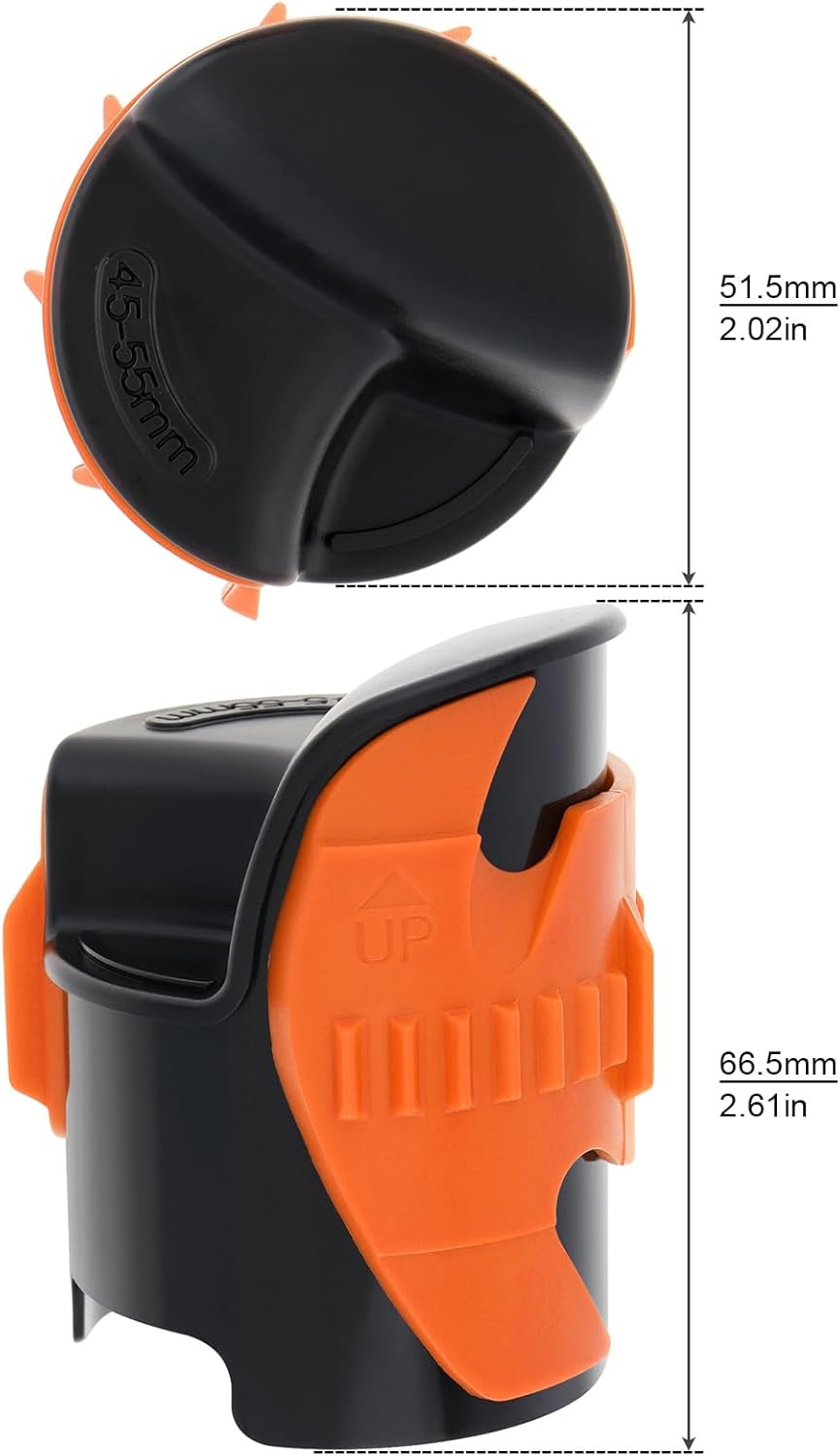 Windance Motorcycle Fork Seal Saver Cleaner,Front Fork Seal Clean Tool, Shock Repairing Absorber Tool 45Mm-55Mm (Orange) image number 3