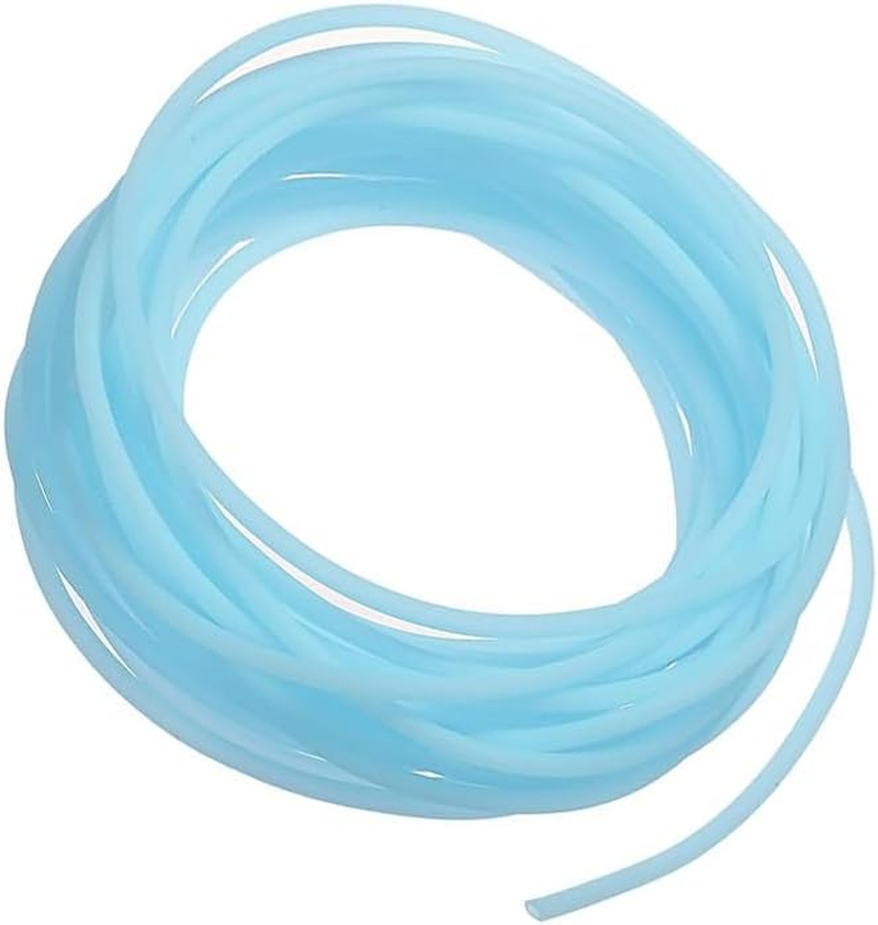 Cord Sky Blue Rubber Cord Tube - 16Ft Silicone Hollow Tubing 2Mm OD 1Mm ID for DIY Craft, Beading, Necklaces, Bracelets image number 5