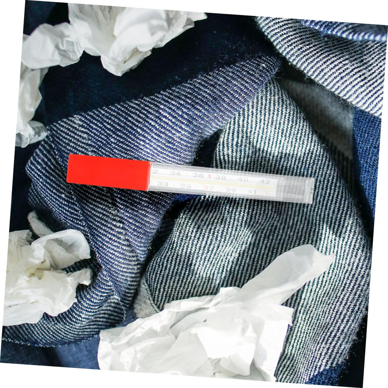 Ciieeo 2Pcs Plastic Adult Thermometer Storage Boxes Multipurpose Holder Tubes for Protection and Portable Use in Homes Hospitals and Clinics image number 1