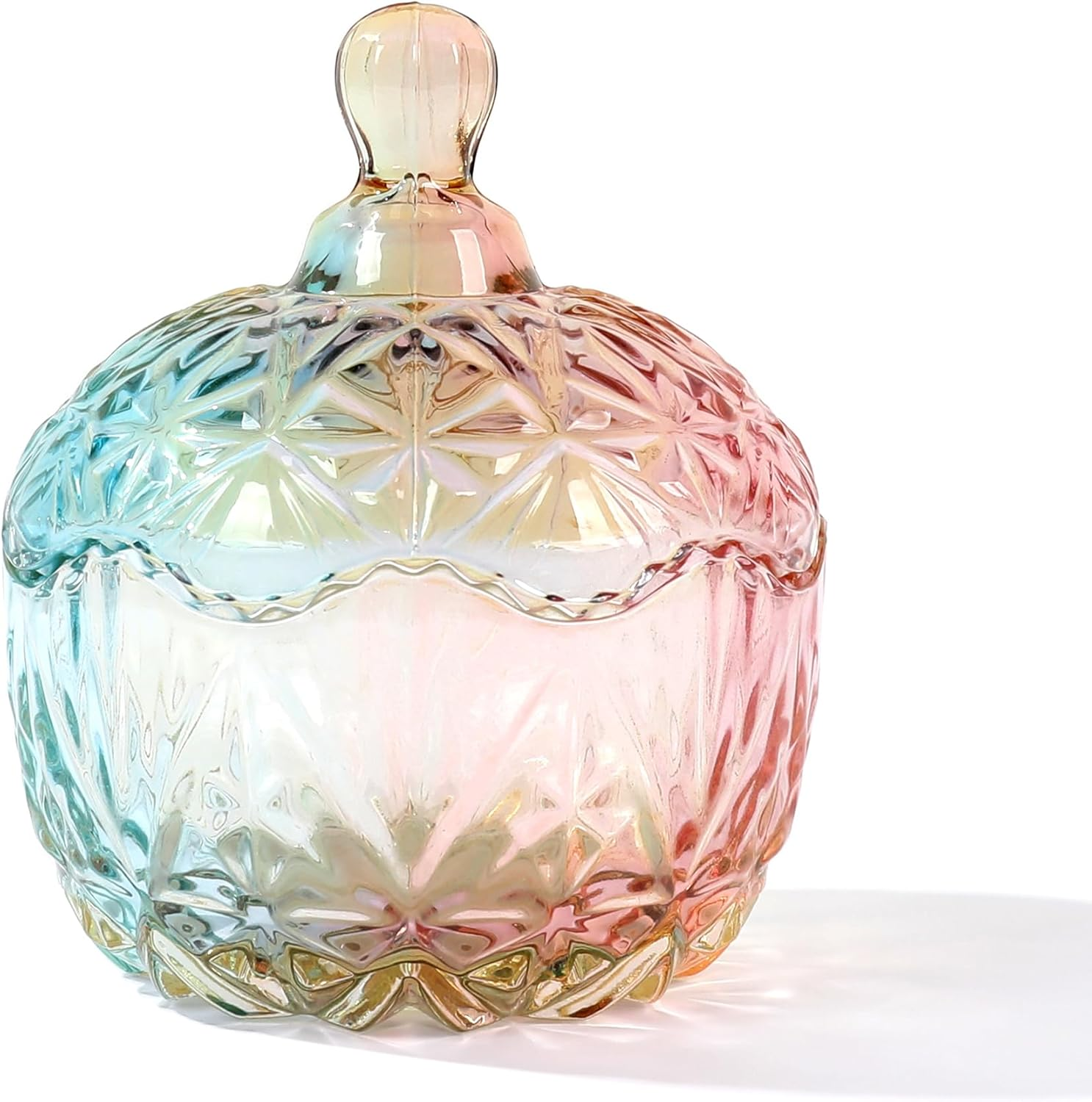 Magic Season Decorative Glass Jar (260 Ml Multi-Colored / 1 Pcs) image number 1