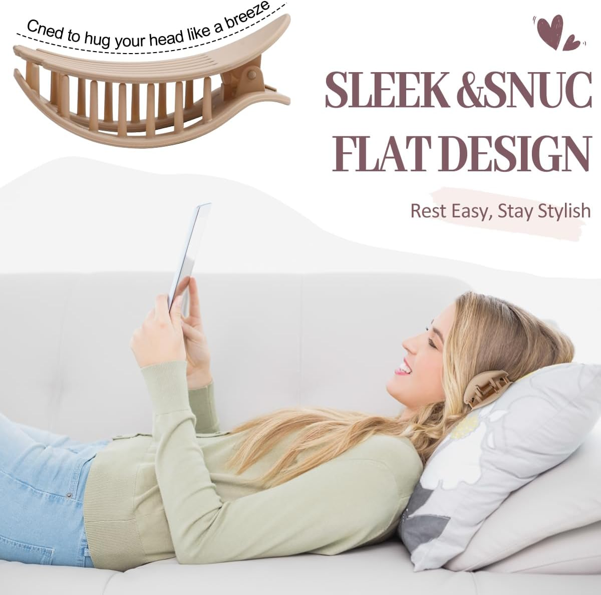 Pack of 6 Women'S Hair Clips, Flat Hair Clips, French Clip, Non-Slip Side Hair Clips for Thick and Thin Hair, Strong Hold for Everyday Life, Sports, Driving as Hair Accessories (Matte Plain) image number 2