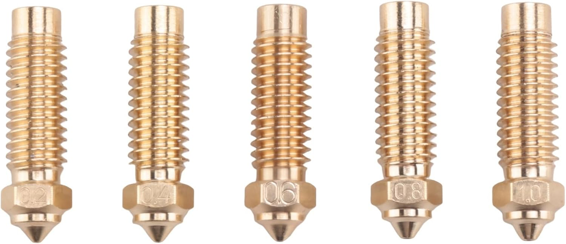 22PCS Brass Nozzles Kit for Neptune 4 Plus, 3D Printer Nozzles Kit for Neptune 4 Plus/Neptune 4 Max Easy Install Easy to Use image number 1