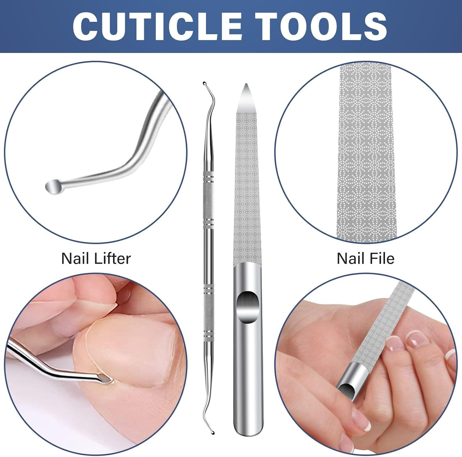 2025 Toenail Clippers for Thick Toenails for Seniors, Angled Head Large Toe Nail Clippers Set for Men, Heavy Duty Ingrown Toenail Clippers with Long Handle, Ultra Sharp Slanted Nail Cutter Wide Jaw image number 2