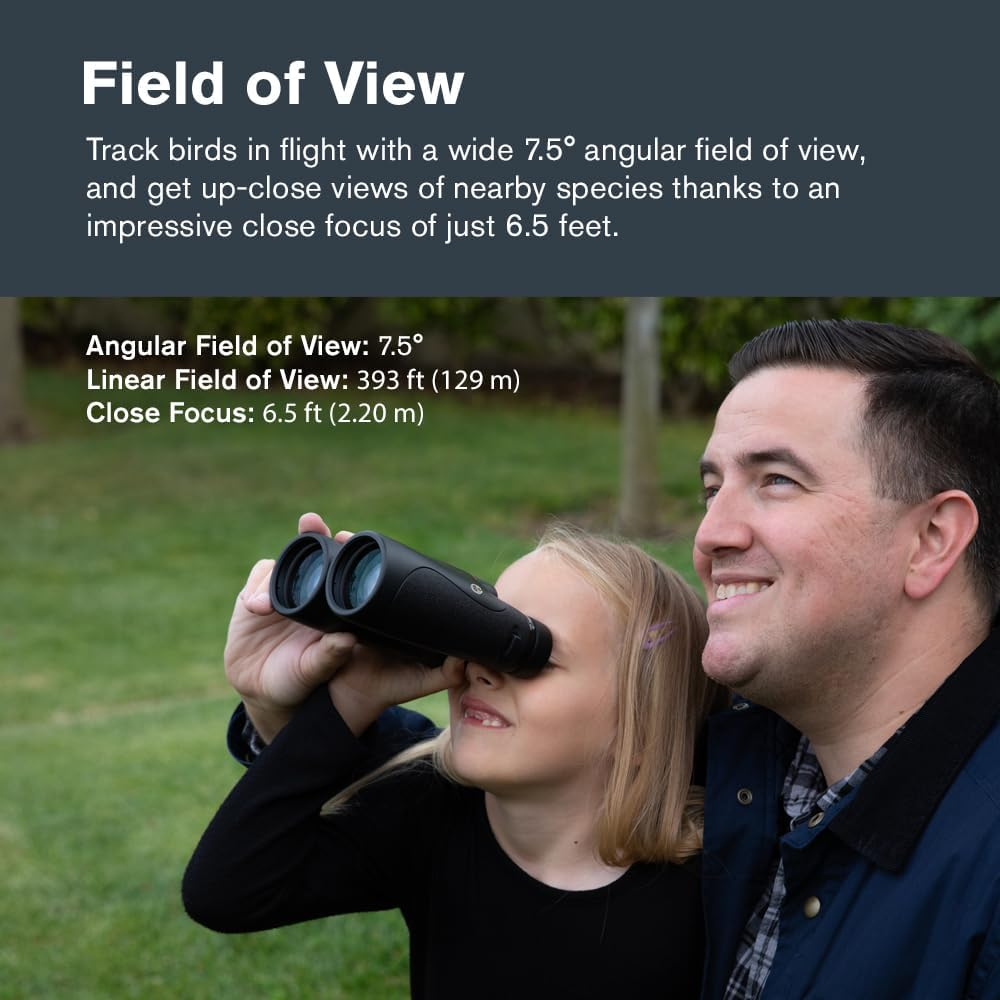 Celestron 72332 Nature DX ED 8X42 Binoculars - Premium Extra-Low Dispersion ED Glass Lenses Black image number 4